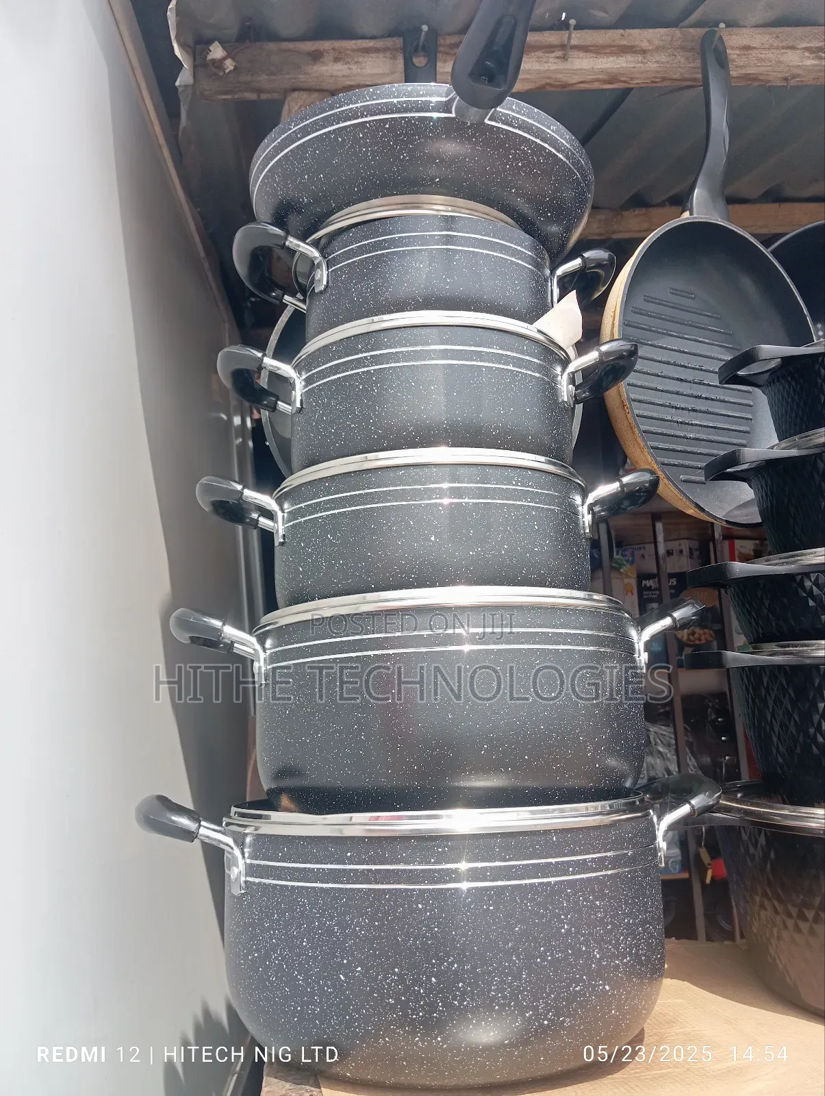 6set Tokunbo Non Stick Pot With Frying