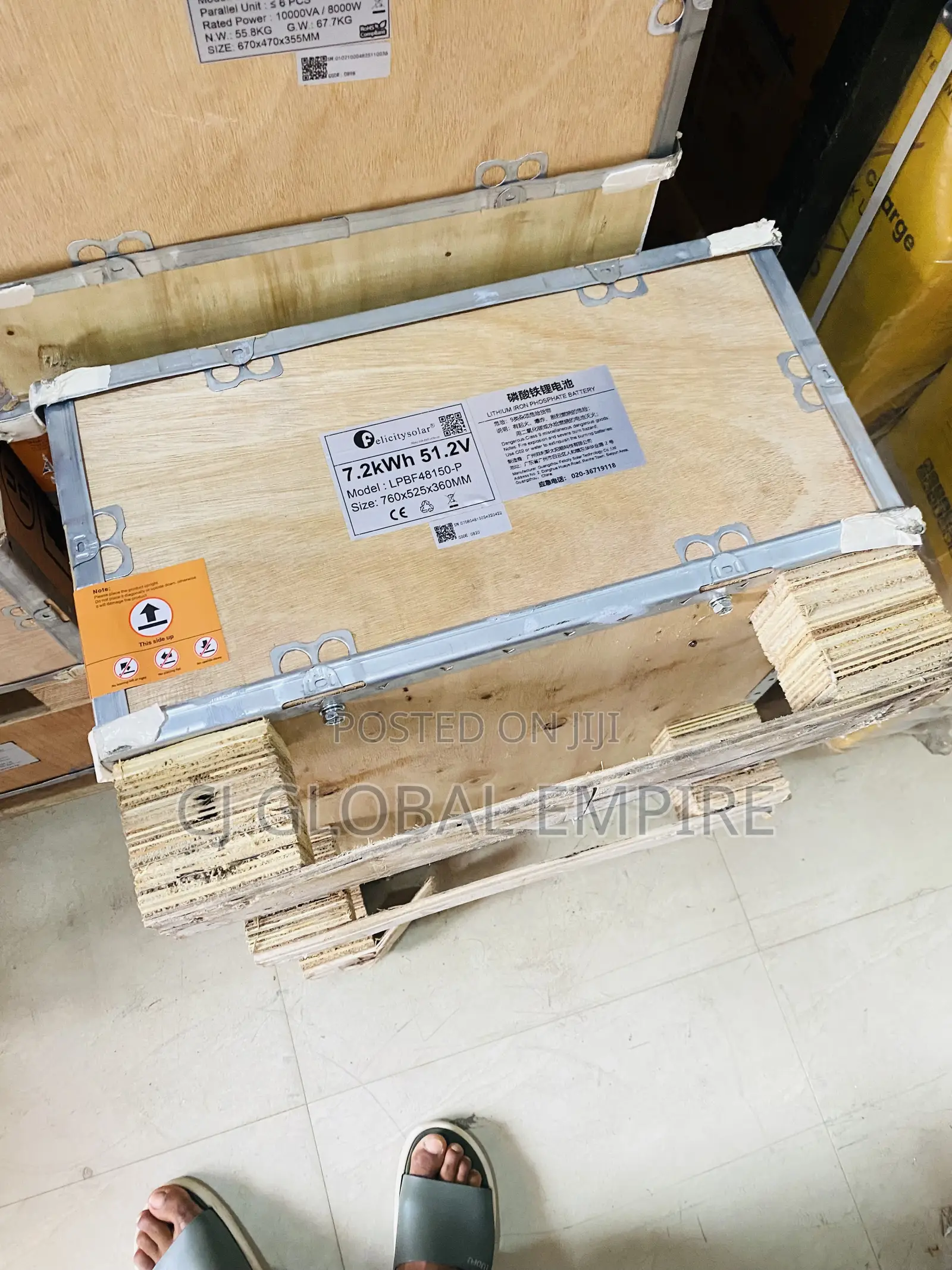 7.2kwh Felicity Lithium Battery 51.2v