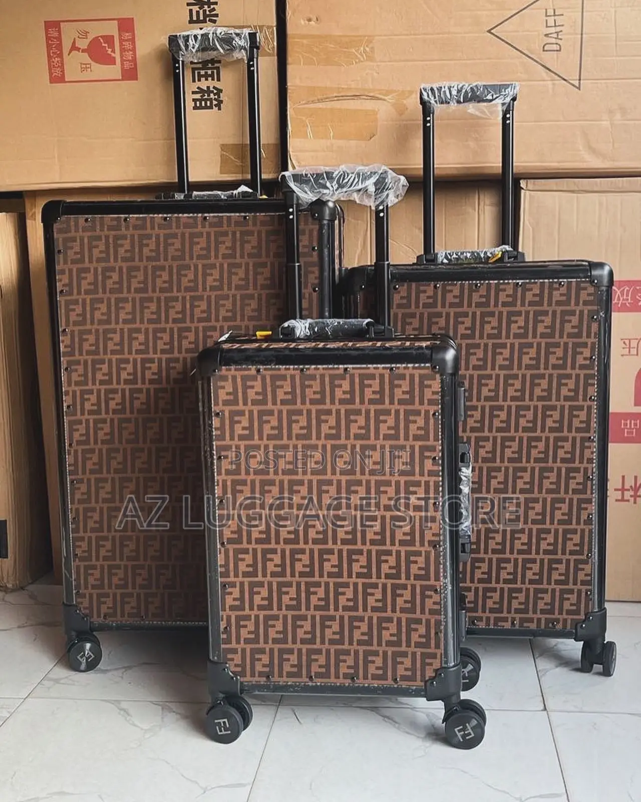 Set of 3 Luxury Luggage Box