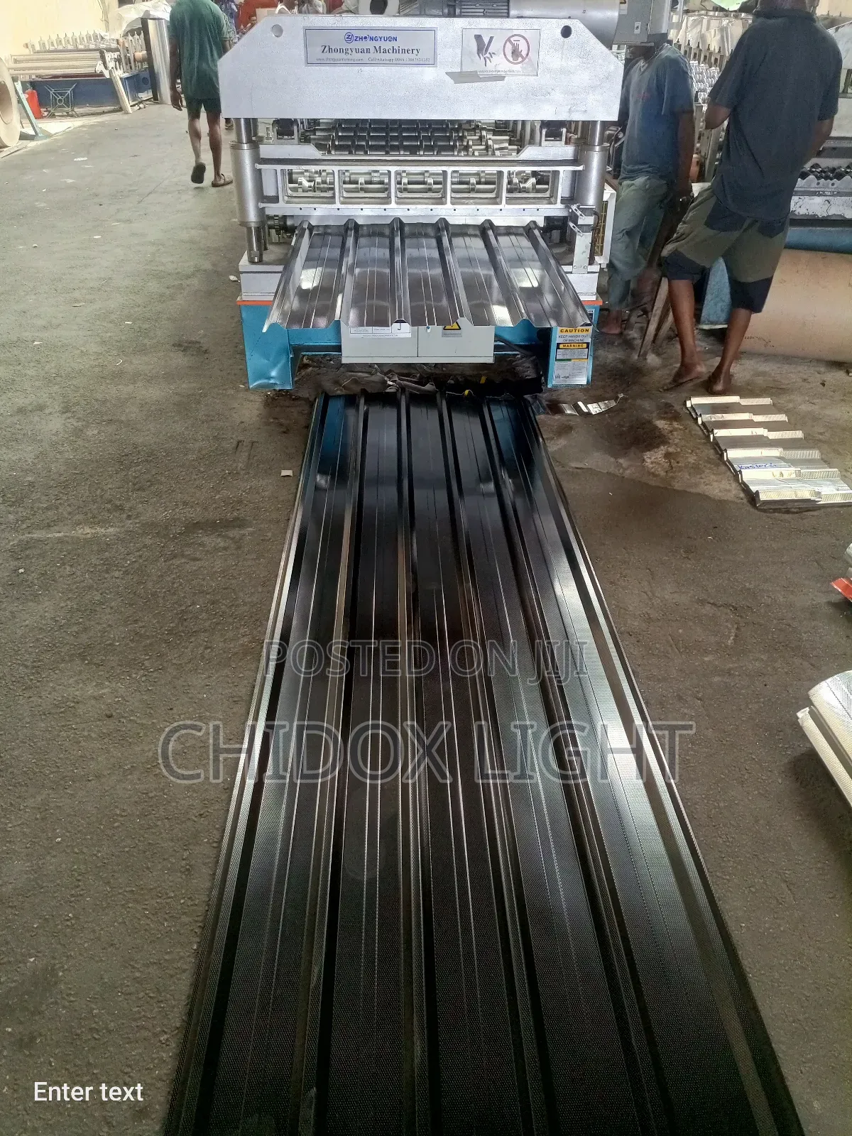Long Span Design Aluminum Roofing Sheet Oven Baked Red Color