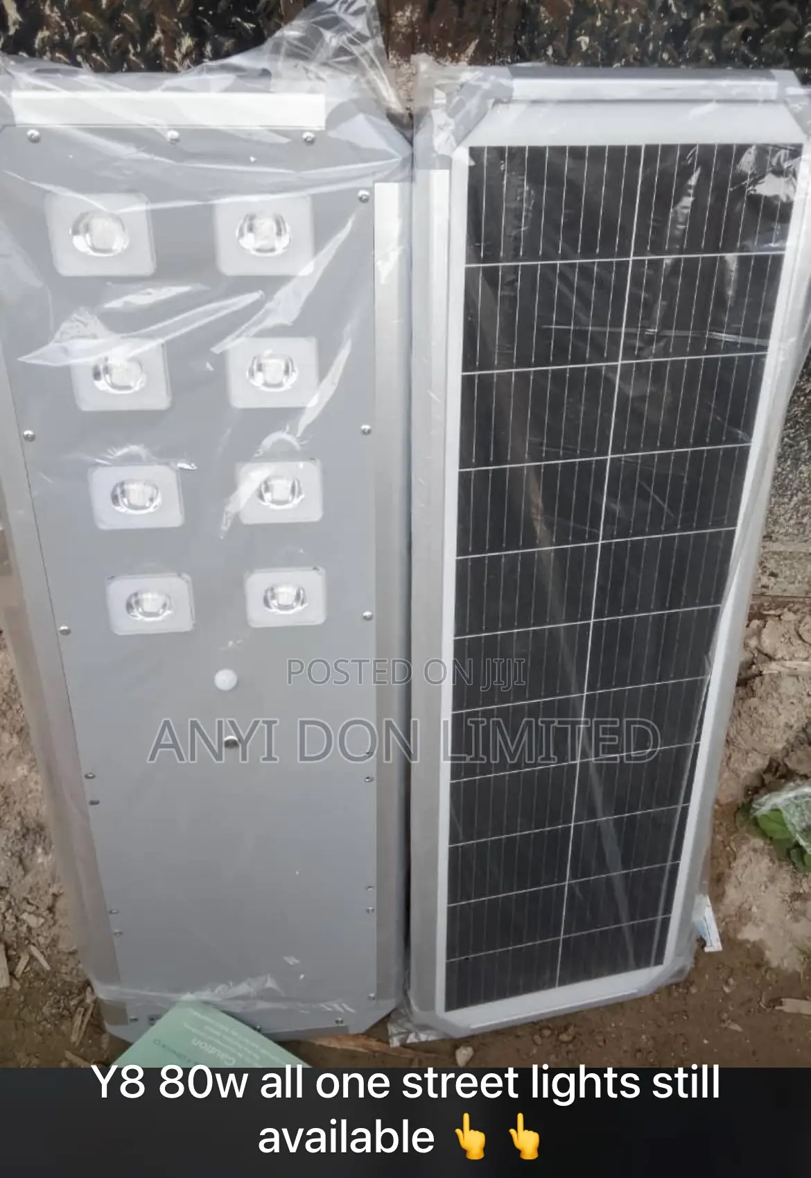 Y8 80w All in One Solar Street Light