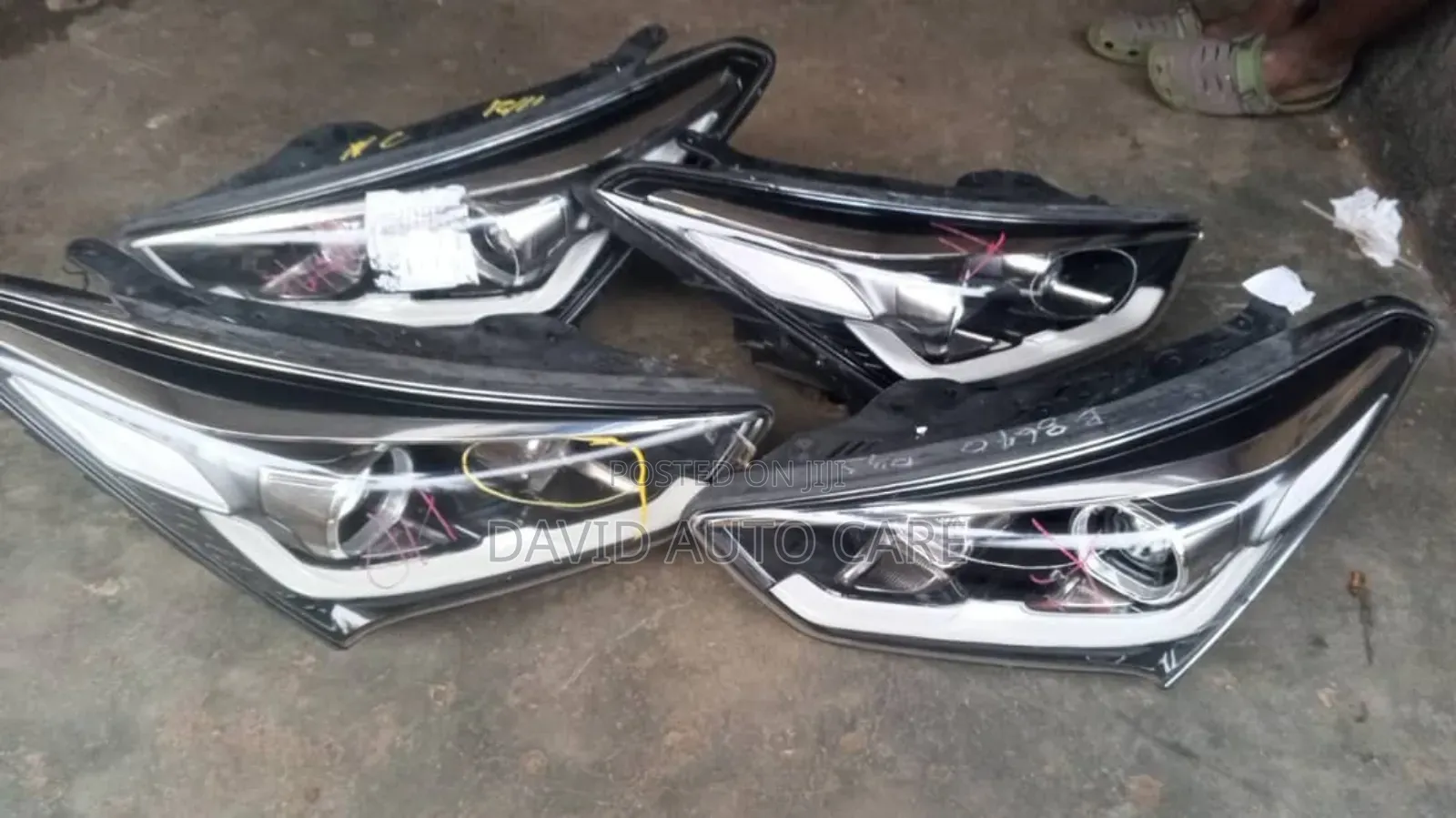Set Head Lamp Hyundai Grand Santafe 2018