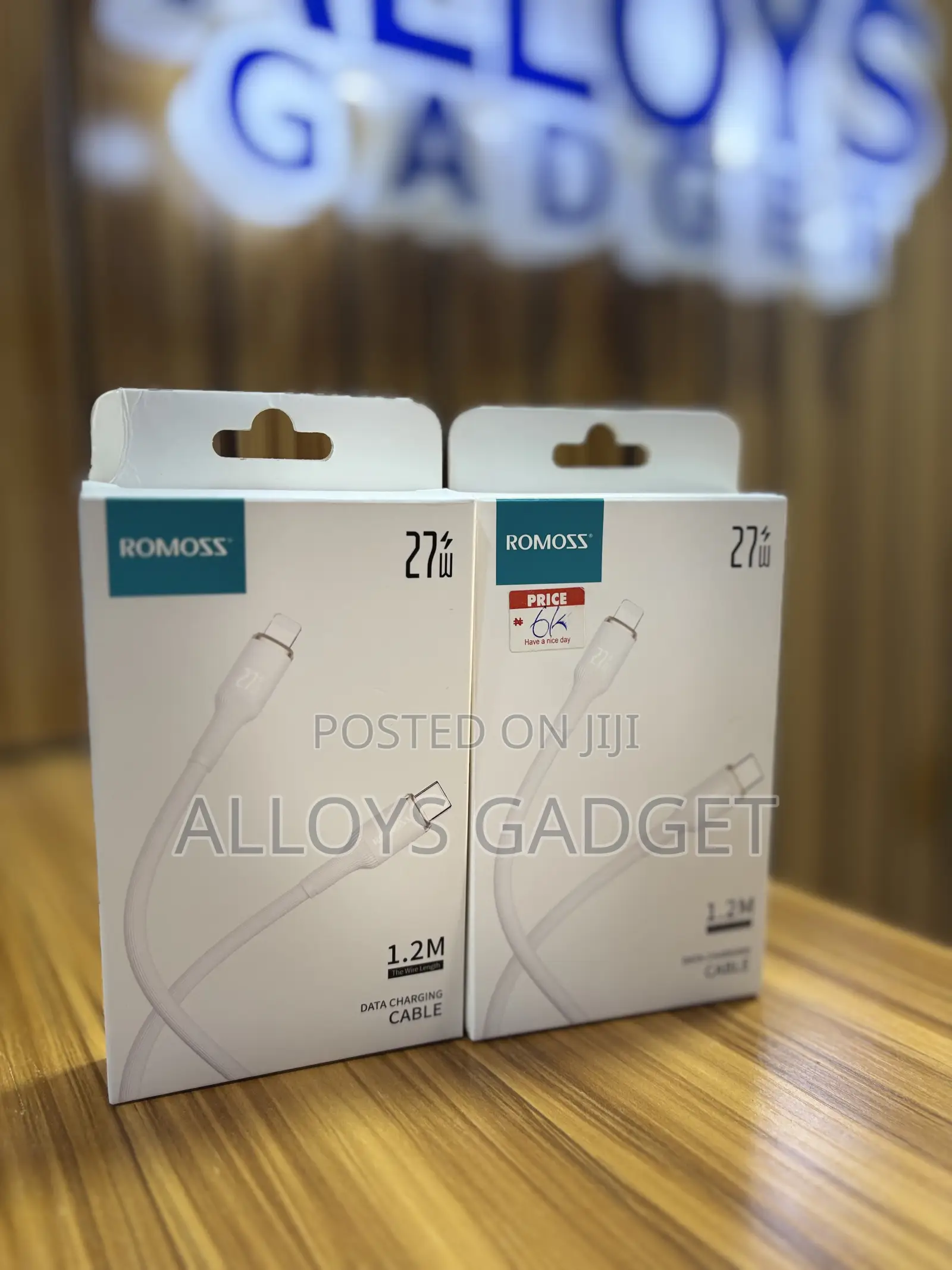 Romoss Cb1724 1.2m Type C to Lightning Cable
