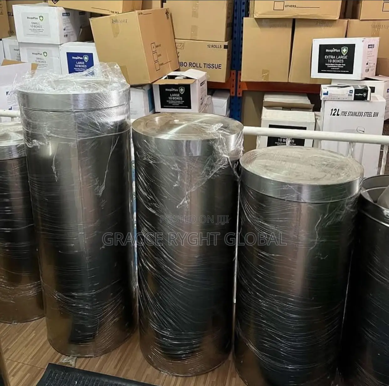 30l Stainless Steel Swing Top Waste Bin