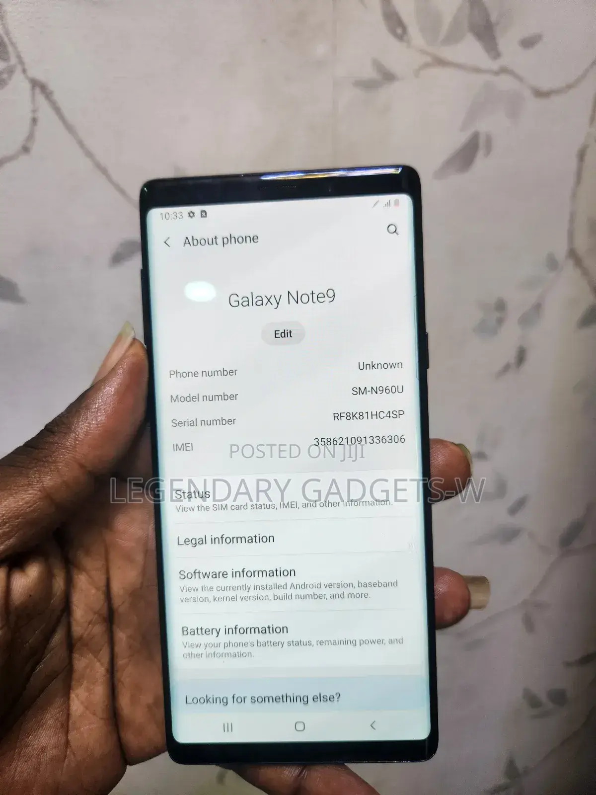 Samsung Galaxy Note 9 128 GB Black