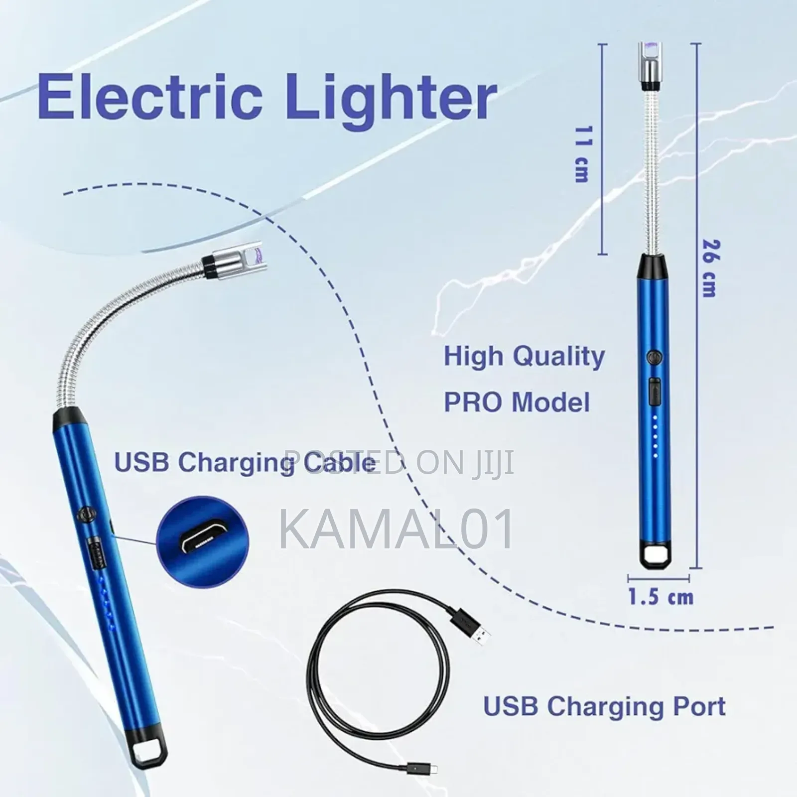 Electric Lighter for Gas, Candle