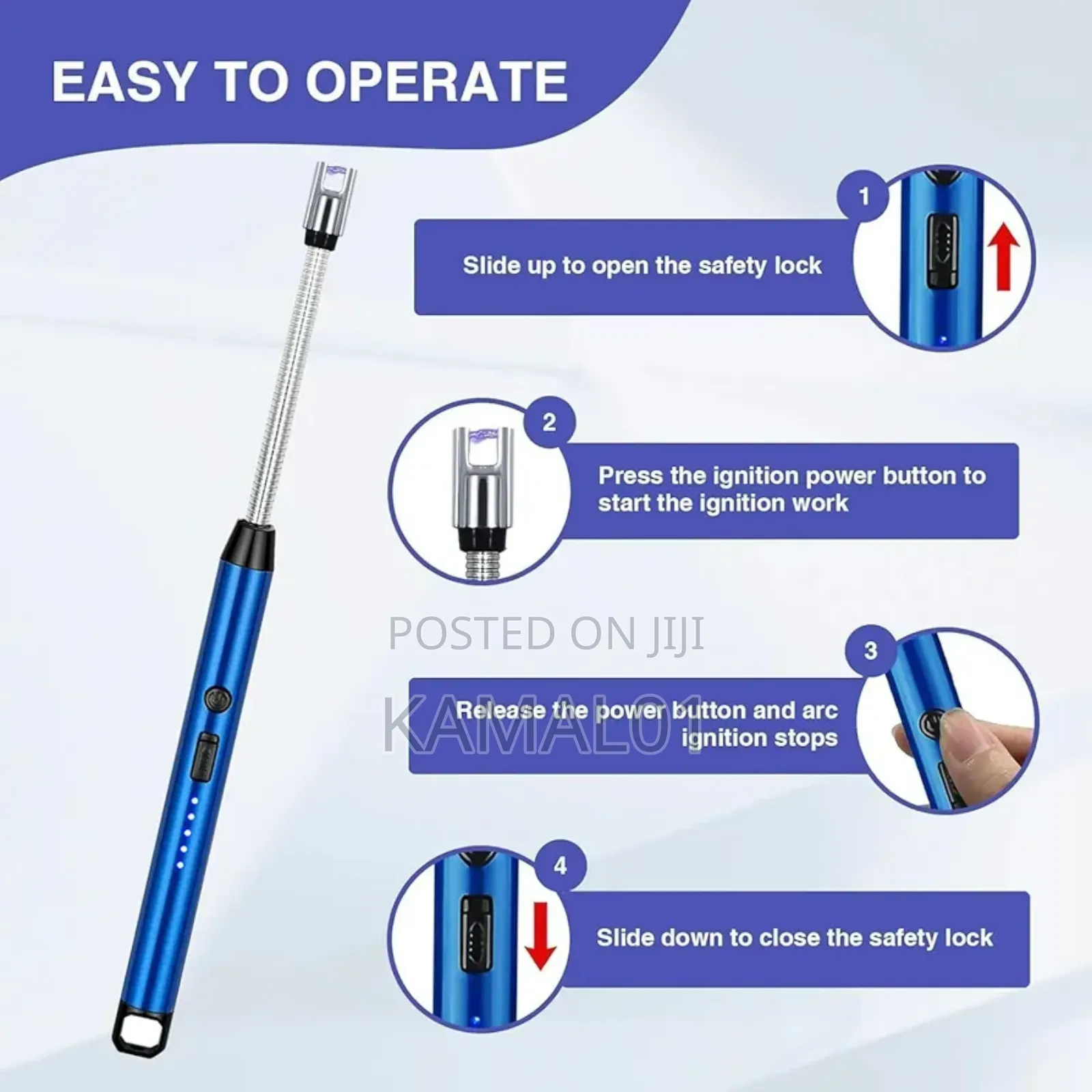 Electric Lighter for Gas, Candle