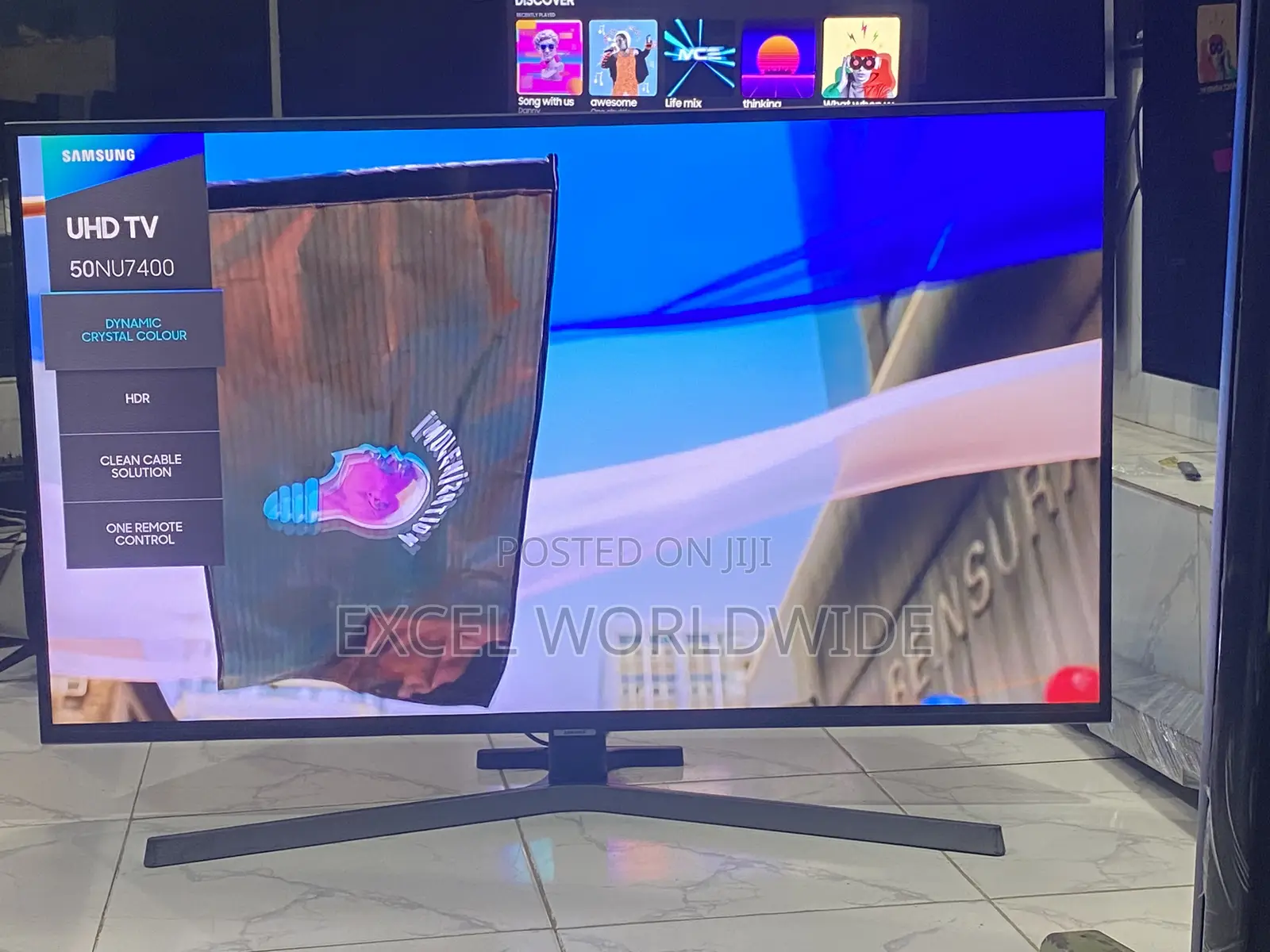 50" Samsung Crystal Clear Uhd 4k Smart Tv Nu7400 Series 7