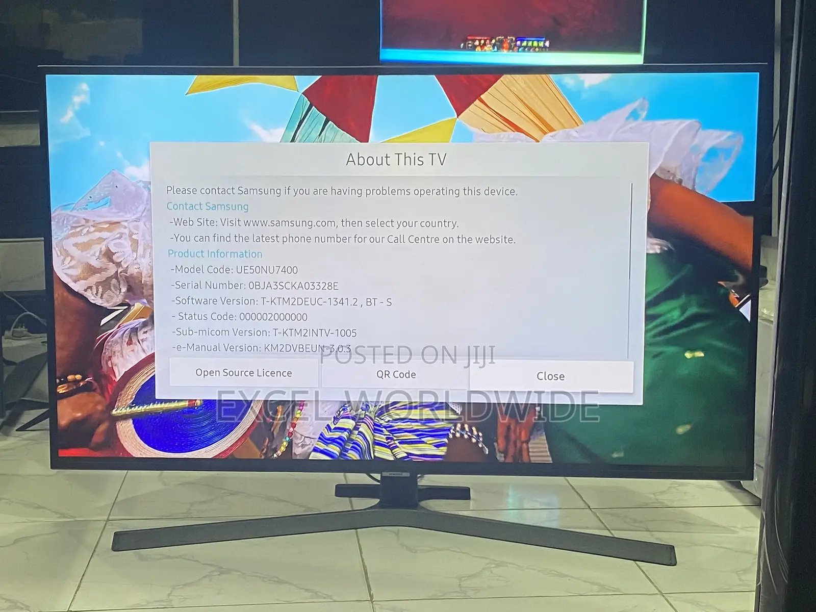 50" Samsung Crystal Clear Uhd 4k Smart Tv Nu7400 Series 7