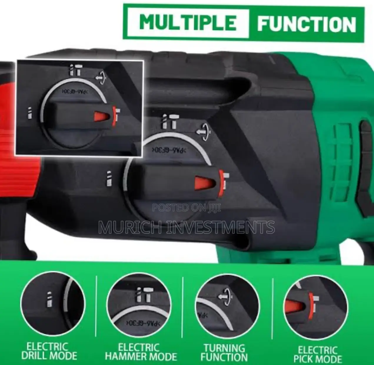 Newbeat 21v Brushless Cordless Rotary Hammer Drill Kit