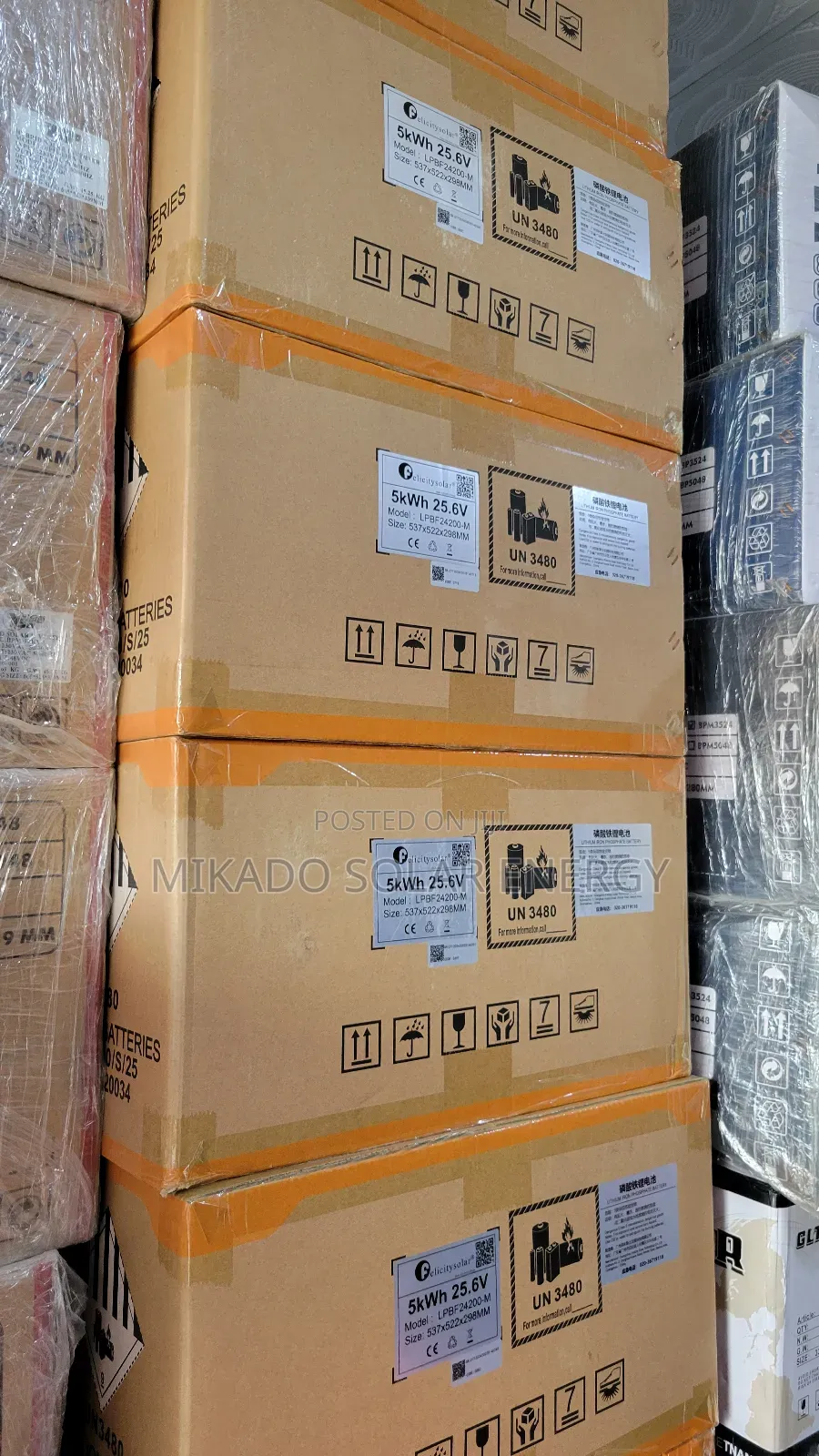 5kwh 25.6v Felicitysolar Lithium-Ion Battery