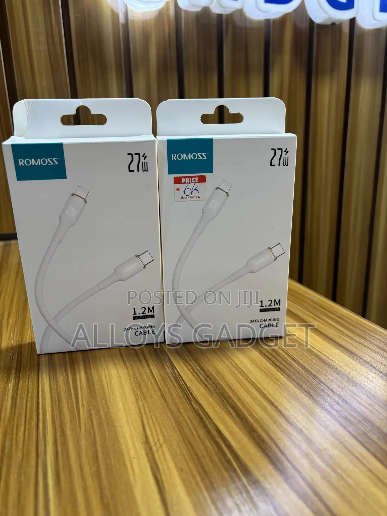 Romoss Cb1724 1.2m Type C to Lightning Cable