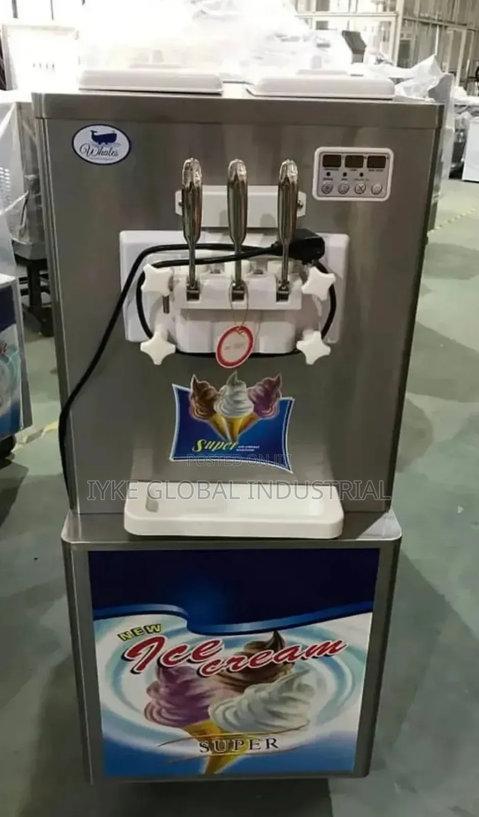 Standing Ice Cream Machine
