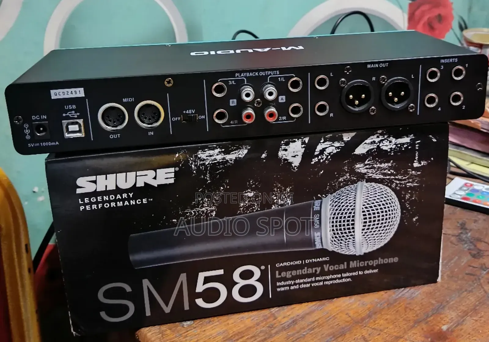 M-audio Umc404 Sound Card /Usb Audio Interface