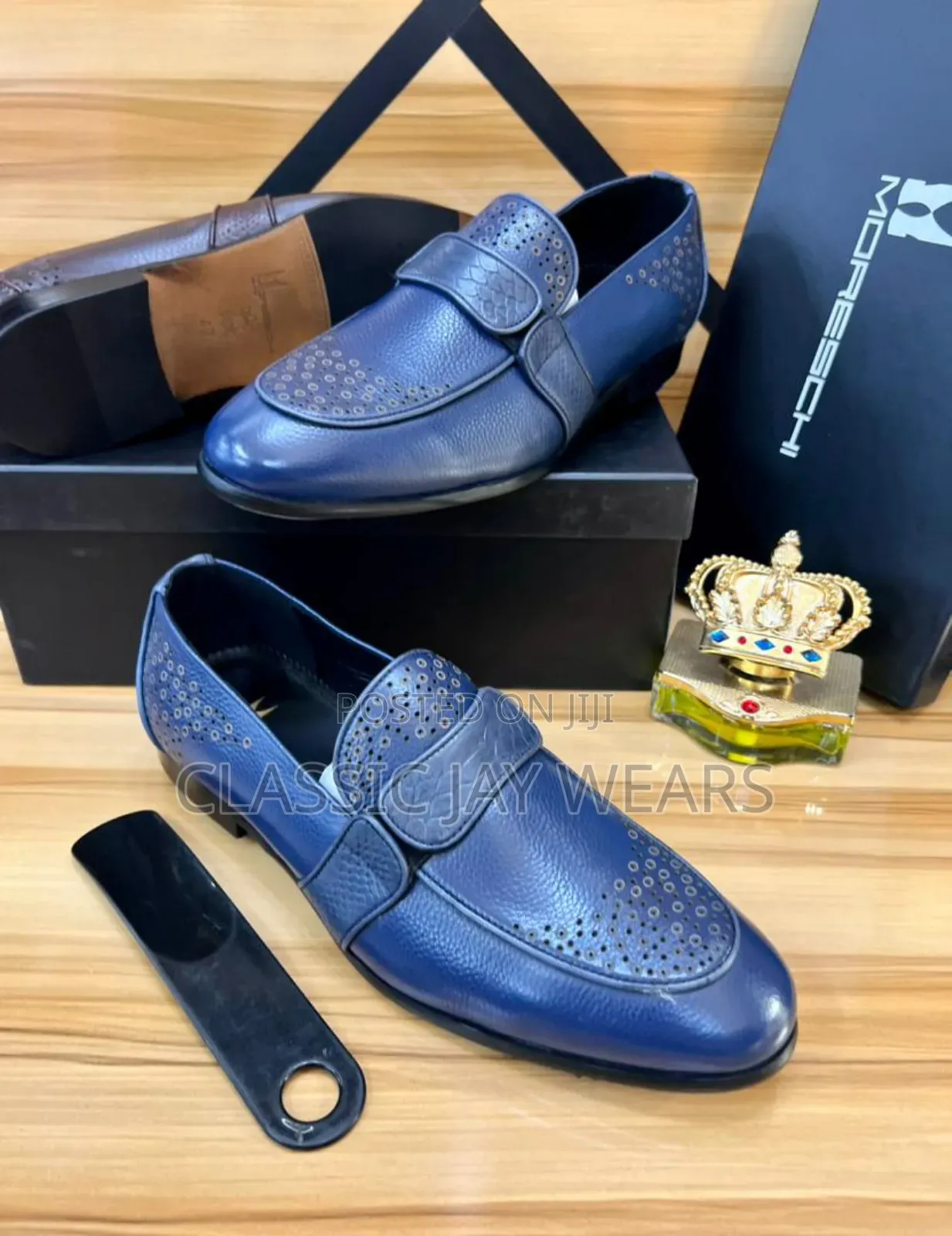 6 Colors Pure Leather Italian Shoe in Store