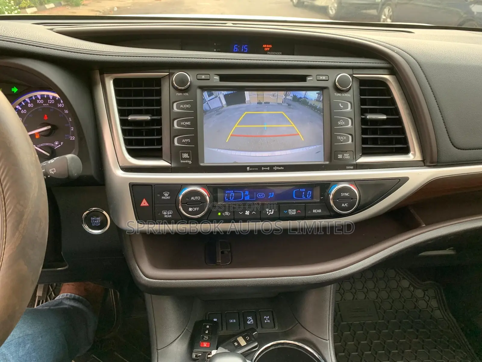 Toyota Highlander Limited 4x4 V6 (3.5L 6cyl 8A) 2017 White