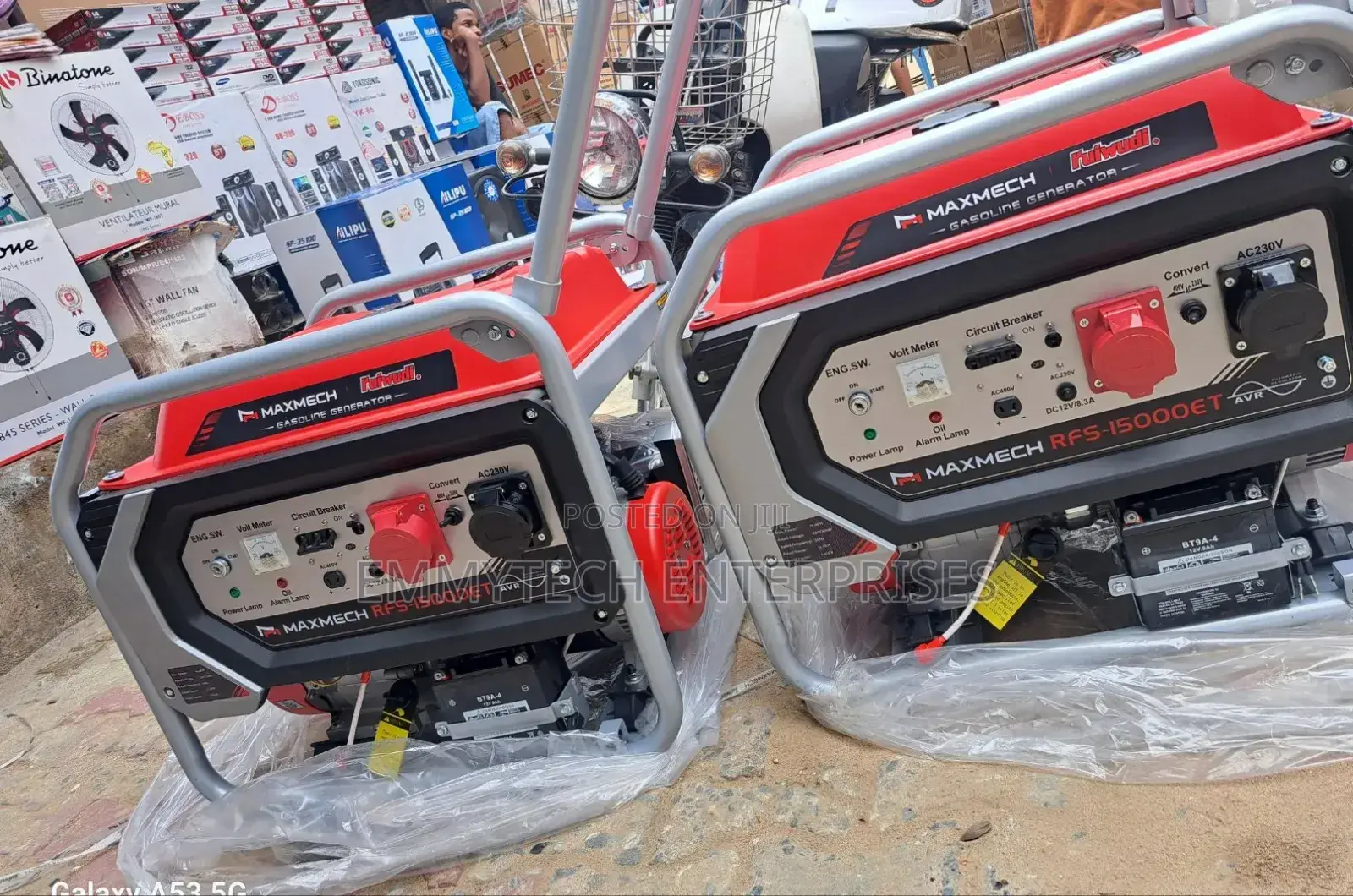 Brand New Maxmech Three Phase Petrol Gen(12.5kva)100% Copper