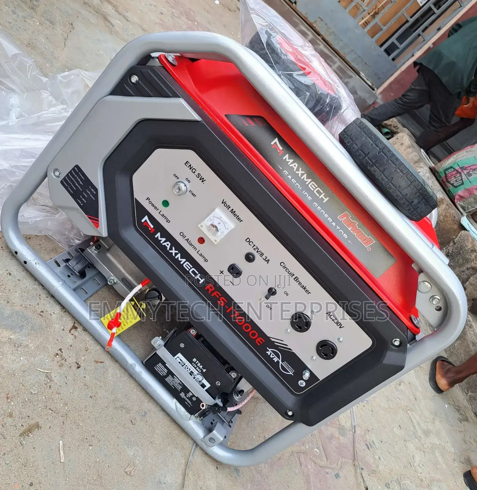 (15kva)Maxmech Petrol Generator 100%Copper Coil