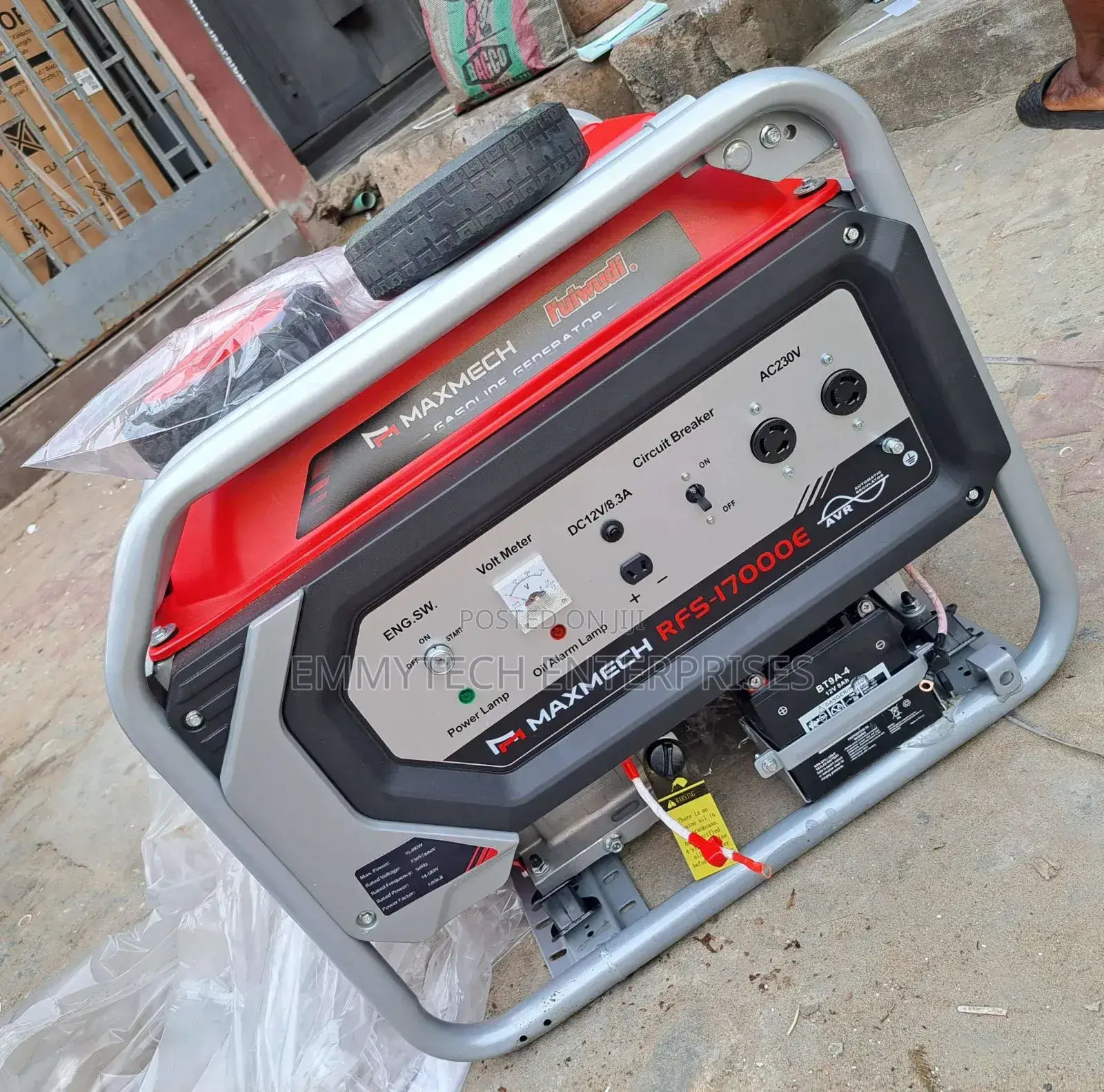 Quality 15kva Maxmech Petrol Gen 1year Wty