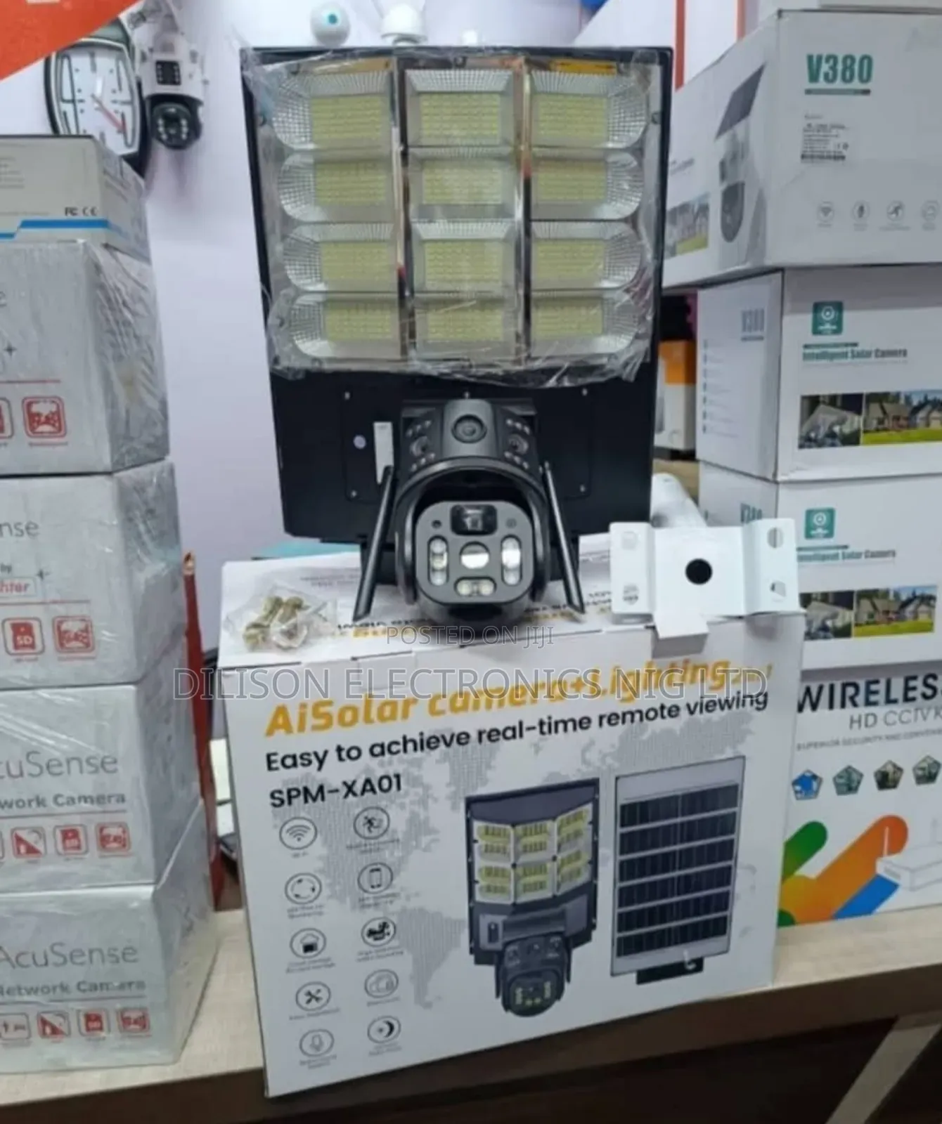 2 In 1 Ai Solar Camera+ Lighting 500w