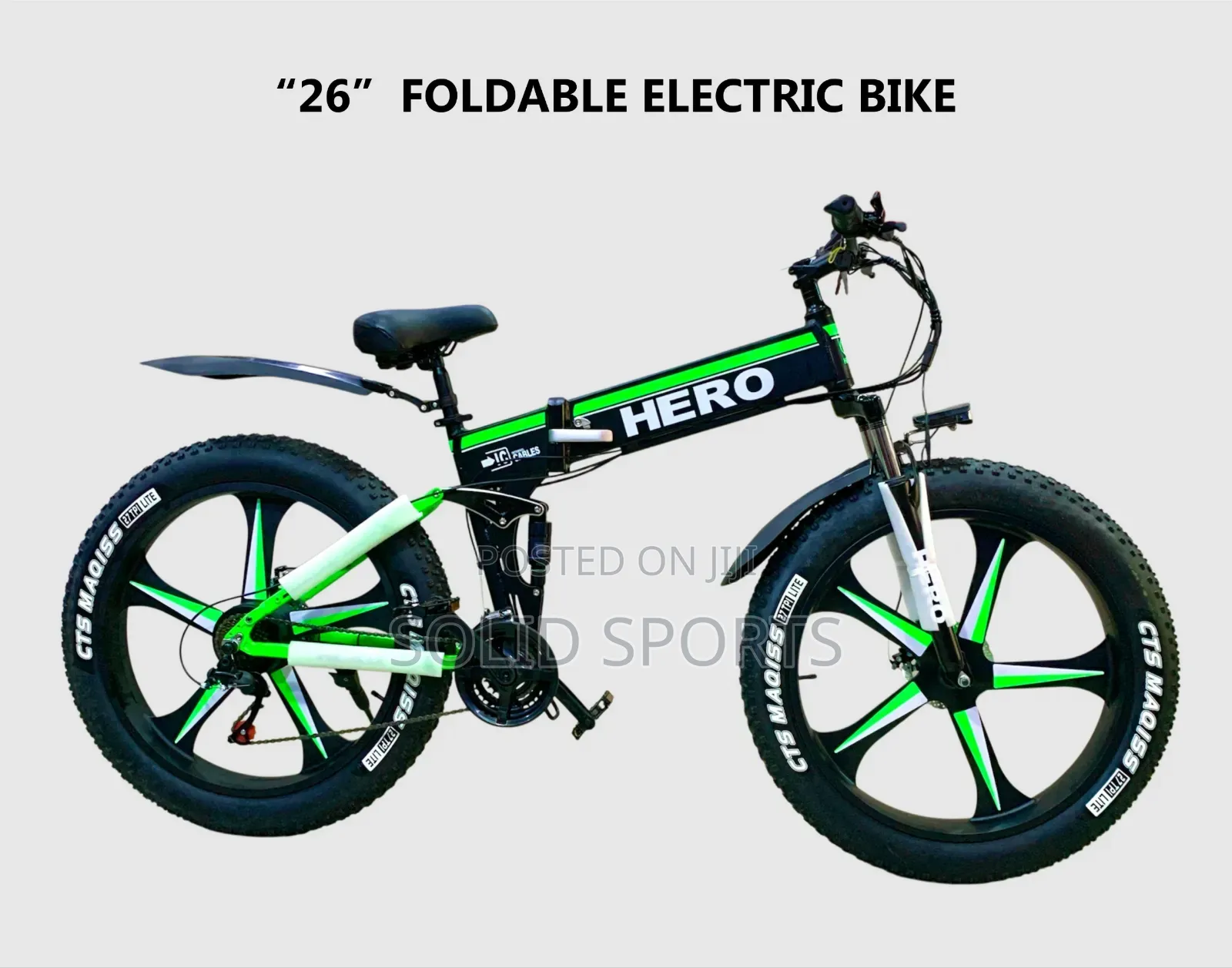 Electric Big Tire Bicycle With Accessories