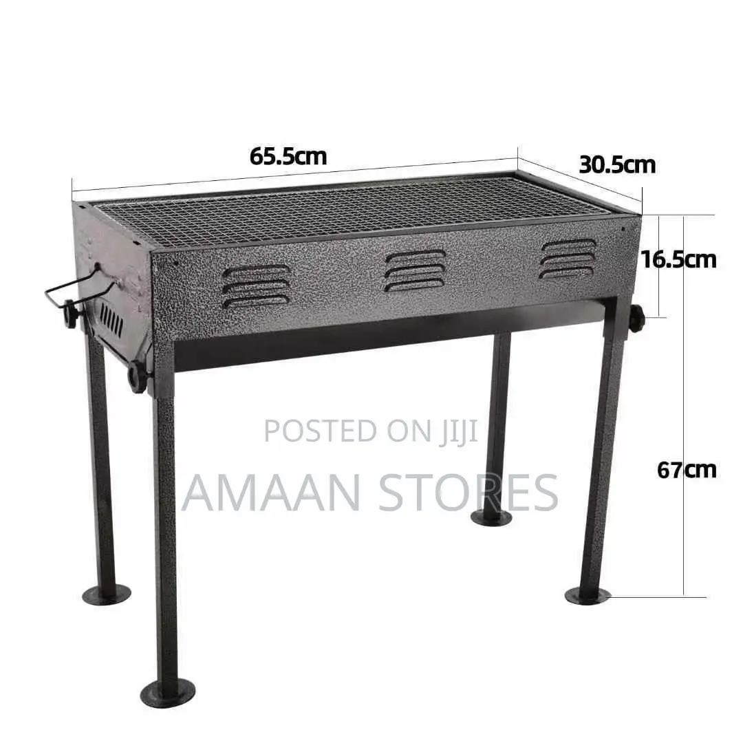 Big Charcoal Barbecue Grill Maker – 65.5cm Heavy-Duty