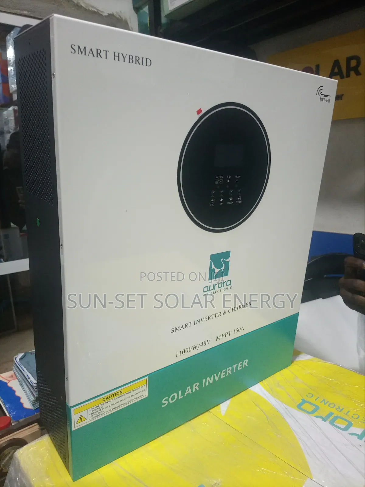 Aurara Hybrid Inverter 11kva 48v 150ah MPPT With Warranty.