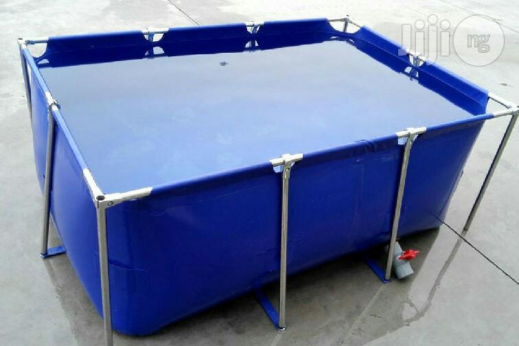 Collapsible Mobile Tarpaulin Fish Pond