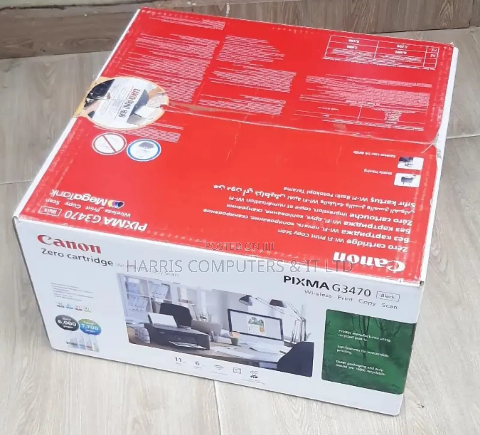 Canon Pixma G3470 Mega Tank Printer, Print, Scan and Copy