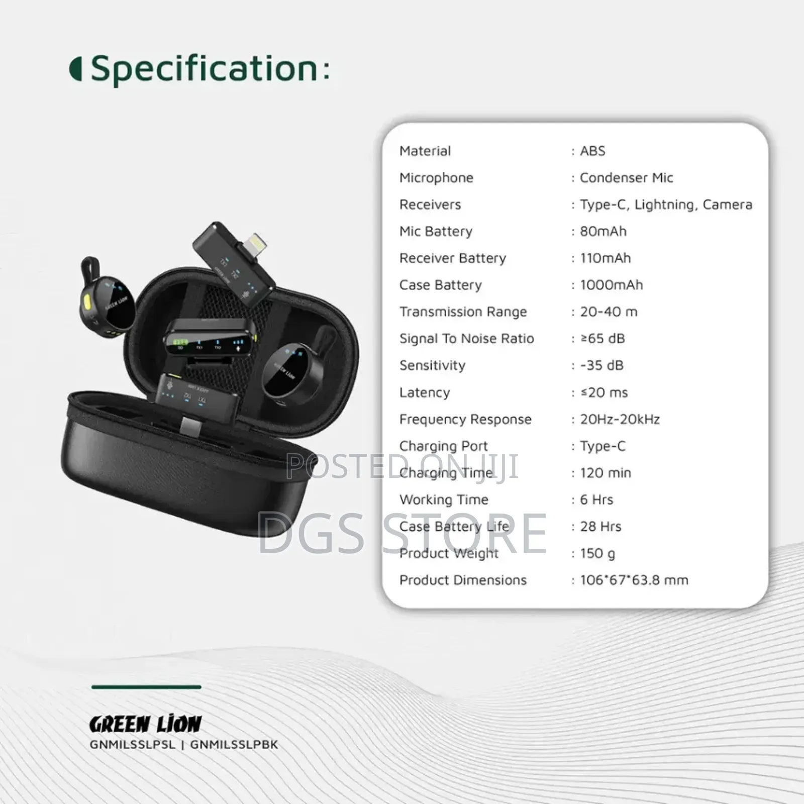 Green Lion Gm 85x 3in1 Microphone