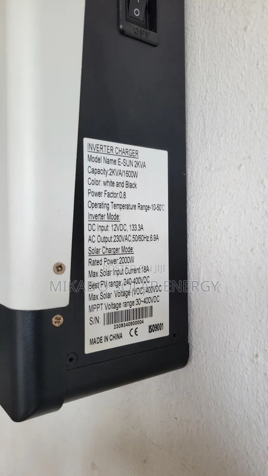 2kva 12v Sako Hybrid Inverter With 10years Warranty