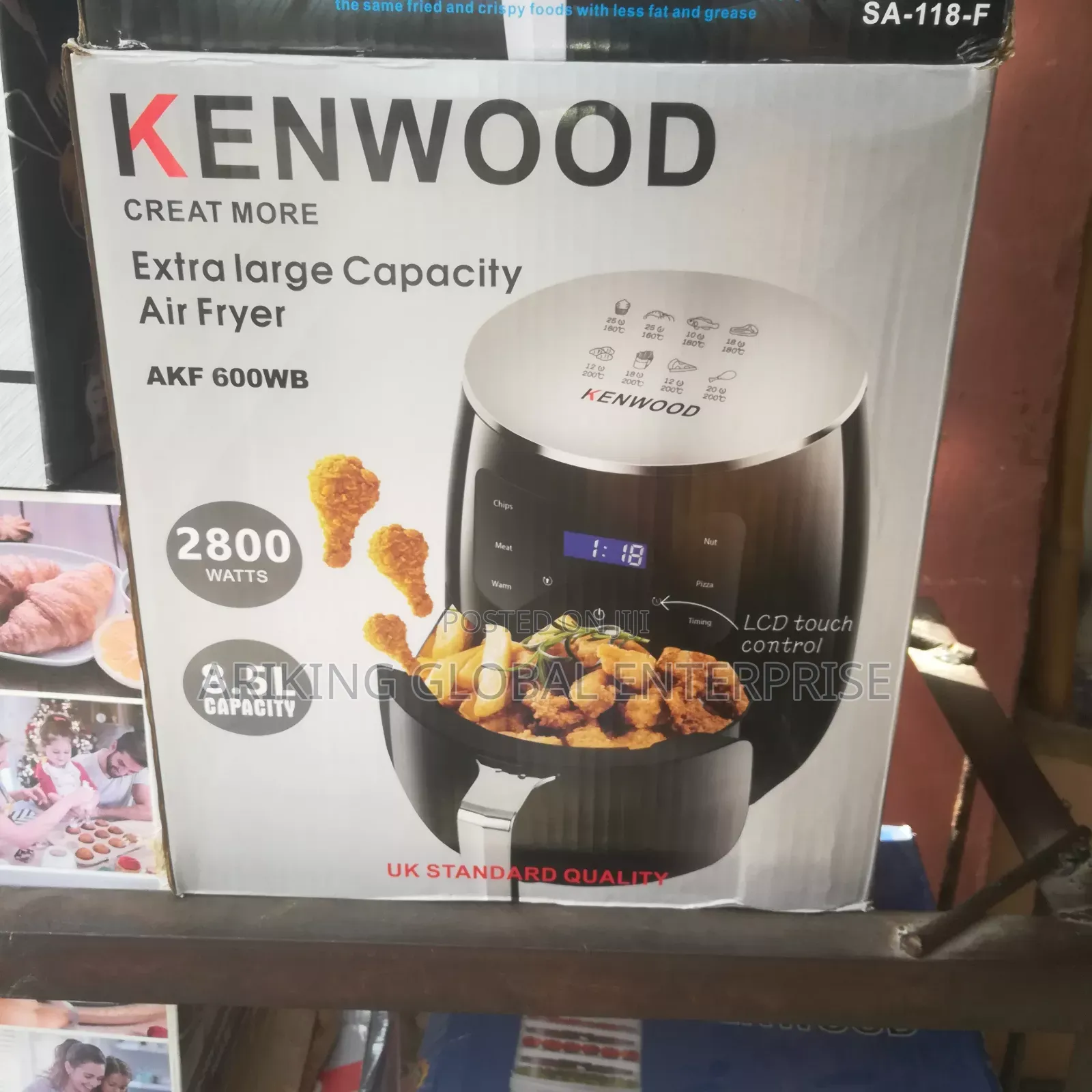 Kenwood 8.5 Litres Extra Large Capacity Airfryer