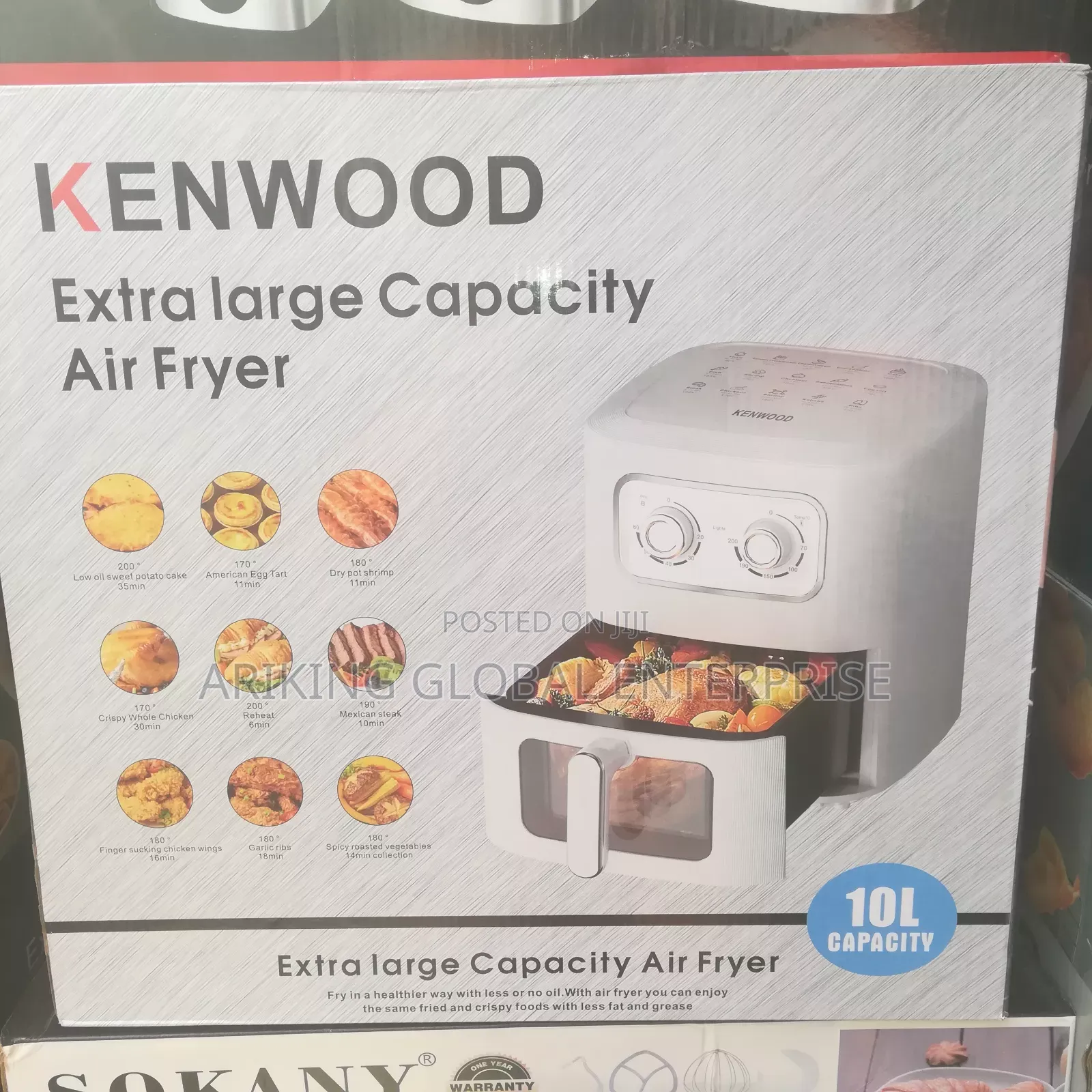 Kenwood 10litres Extra Large Capacity Airfryer