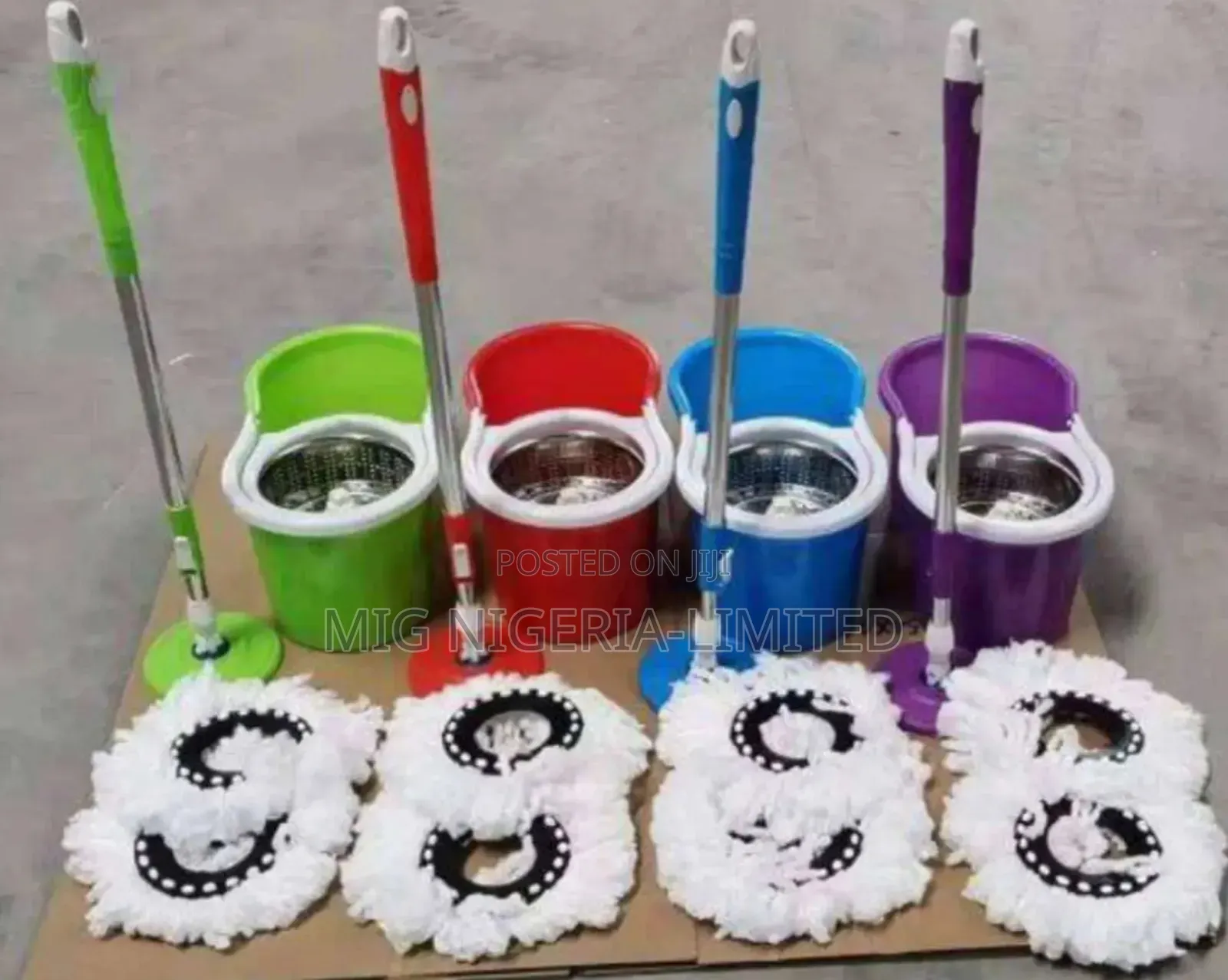 Stainless Steel Spin Mop and Bucket - 360 Degrees