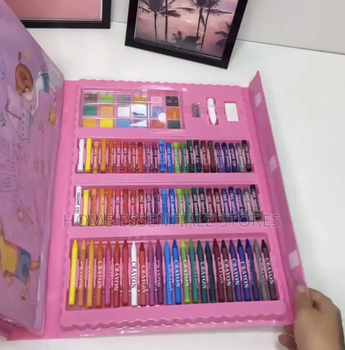Complete Super Mega Art Set-206 Colors - Children Kids Coloring Set