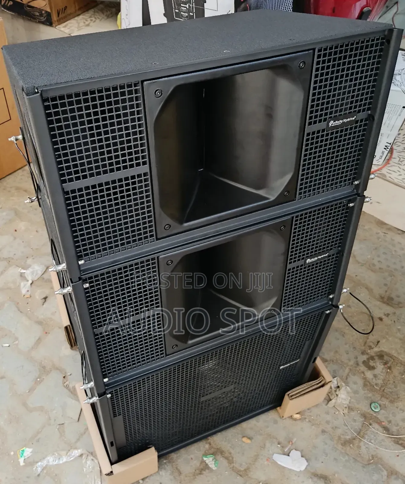 Infinity Hydrive  8"X2 And 18"X1 Line Array Sound System
