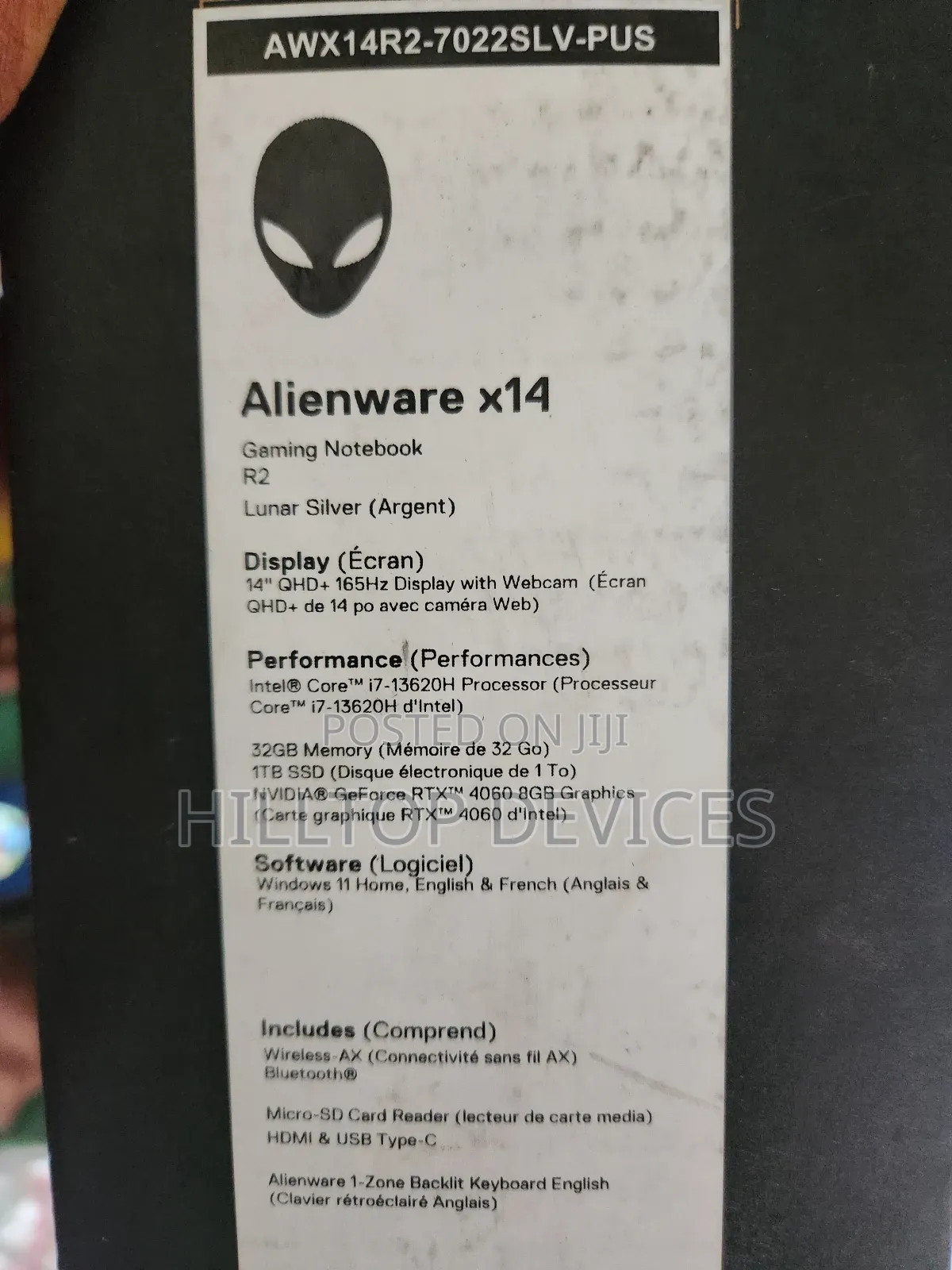 New Laptop Dell Alienware M14X R2 32GB Intel Core I7 SSD 1T