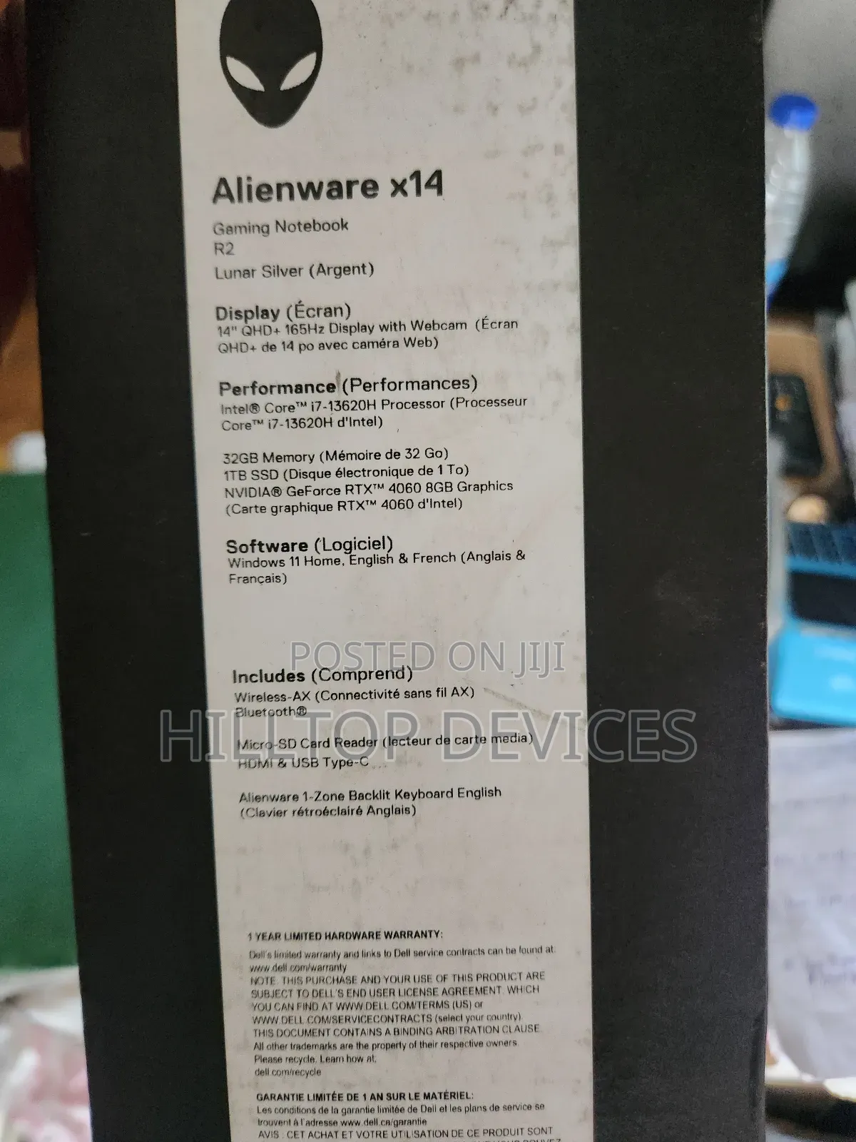New Laptop Dell Alienware M14X R2 32GB Intel Core I7 SSD 1T