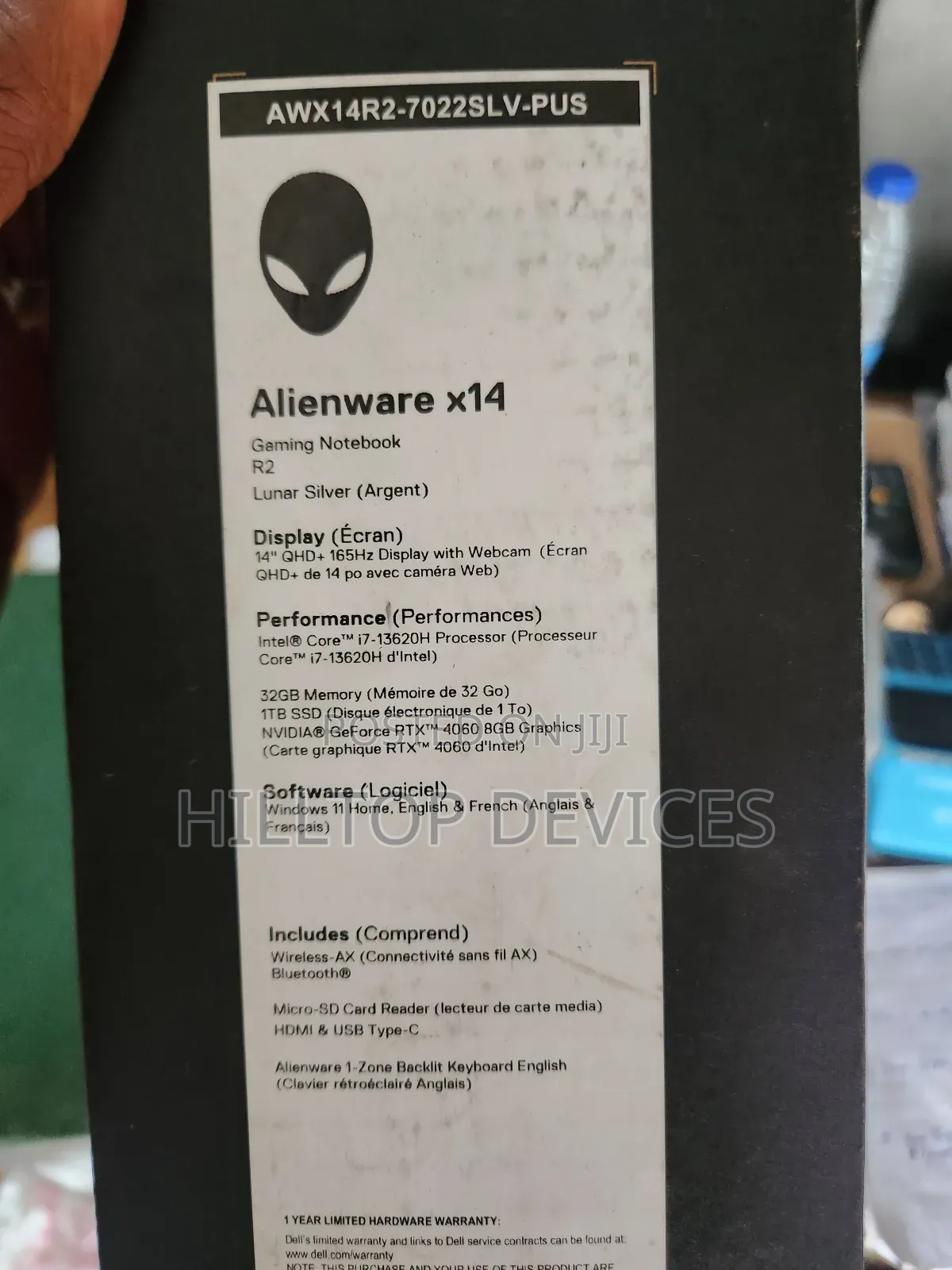 New Laptop Dell Alienware M14X R2 32GB Intel Core I7 SSD 1T