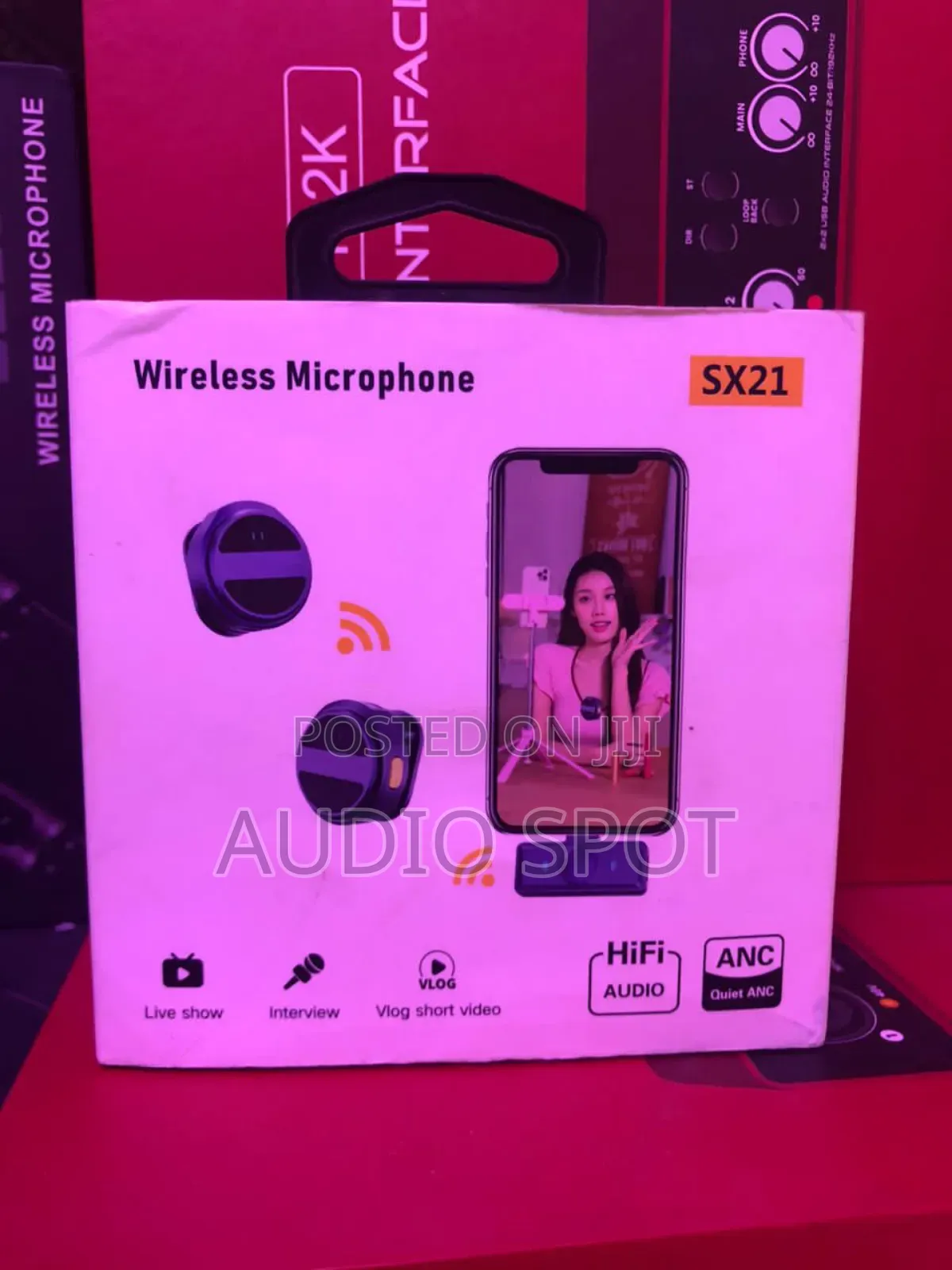 Sx21 Pro Smart Noise Reduction Lavalier Wireless Microphone