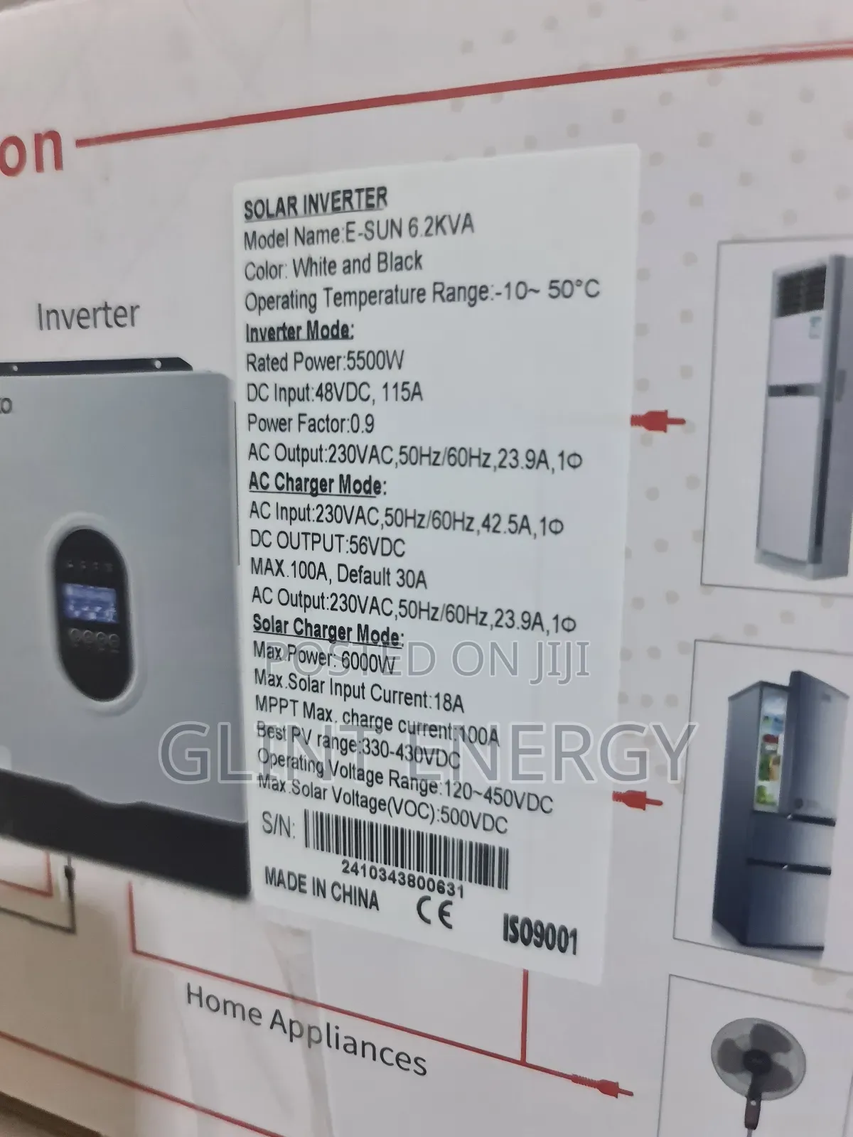 6.2kva 48v Sako Hybrid Inverter
