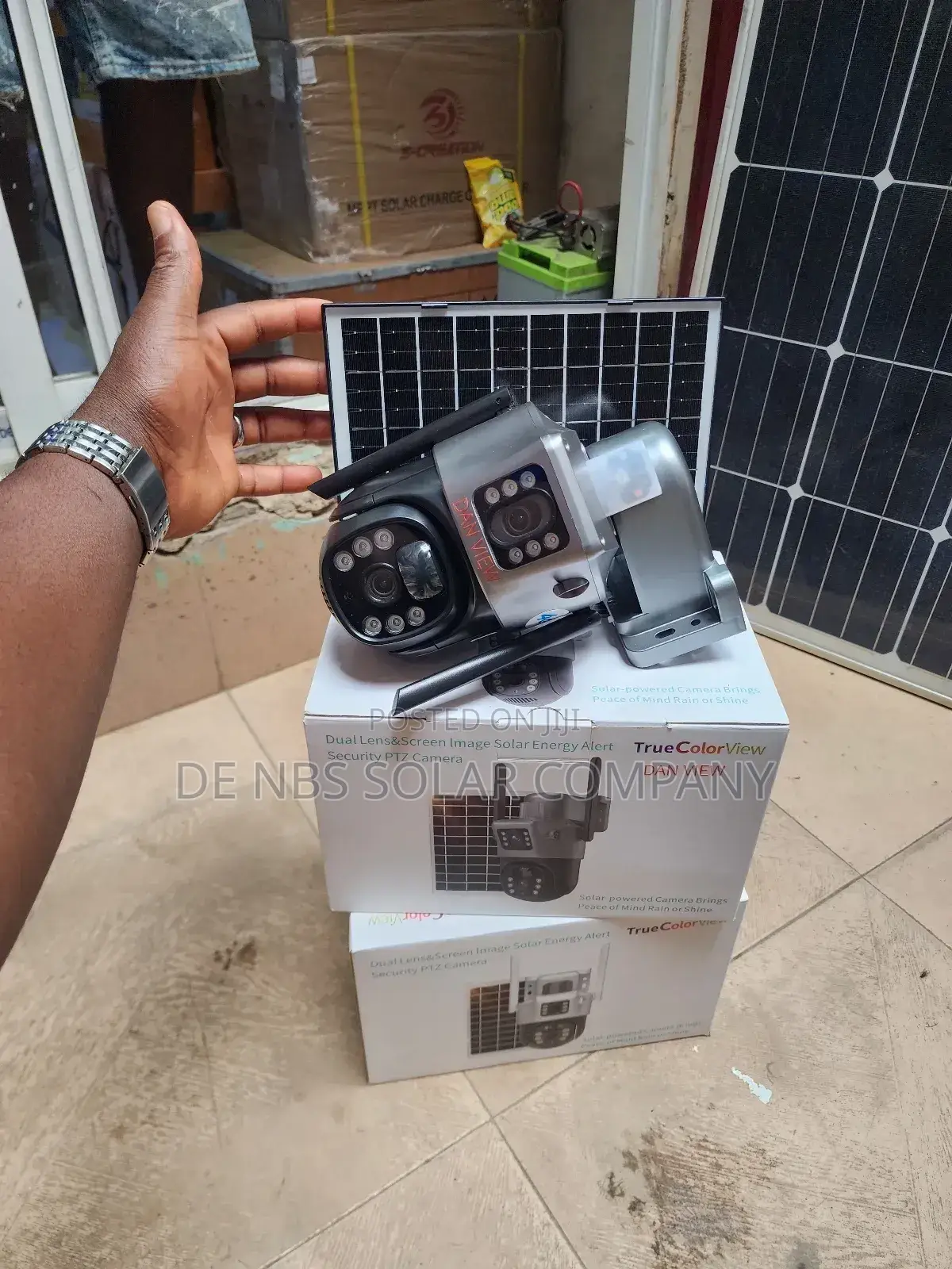 Dual Lens PTZ 4g Solar CCTV Alert Camera