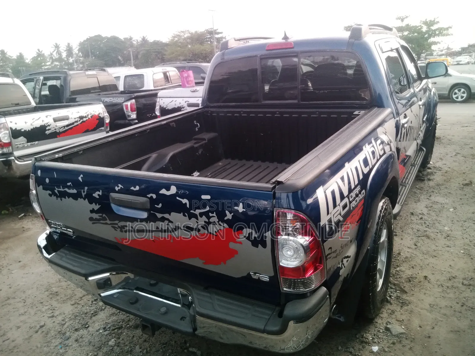 Toyota Tacoma 4dr Double Cab 5.0 ft. SB (2.7L 4cyl 4A) 2015 Blue