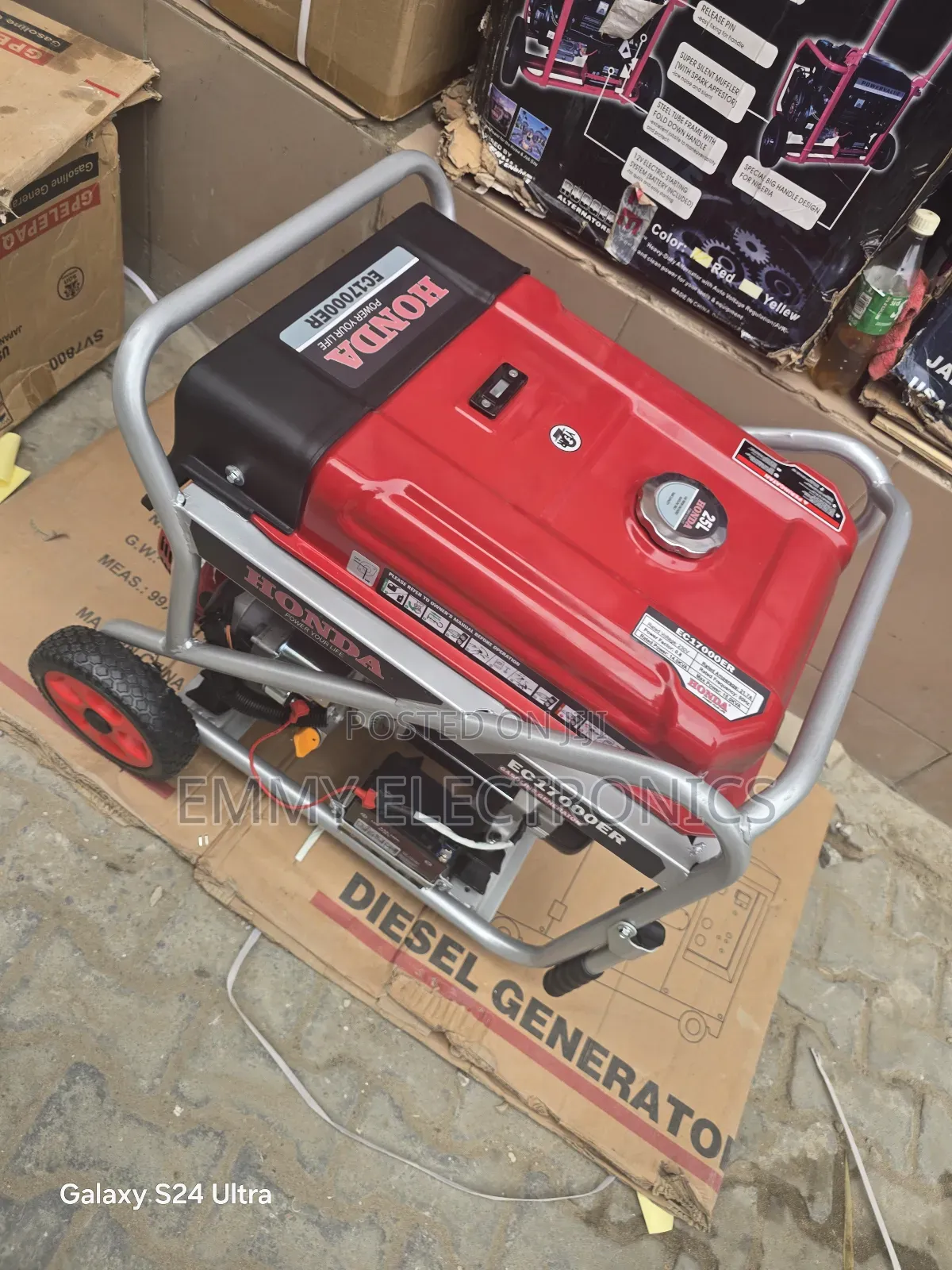 Honda Remote Control Petrol Gen 12kva 100%Copper Coil