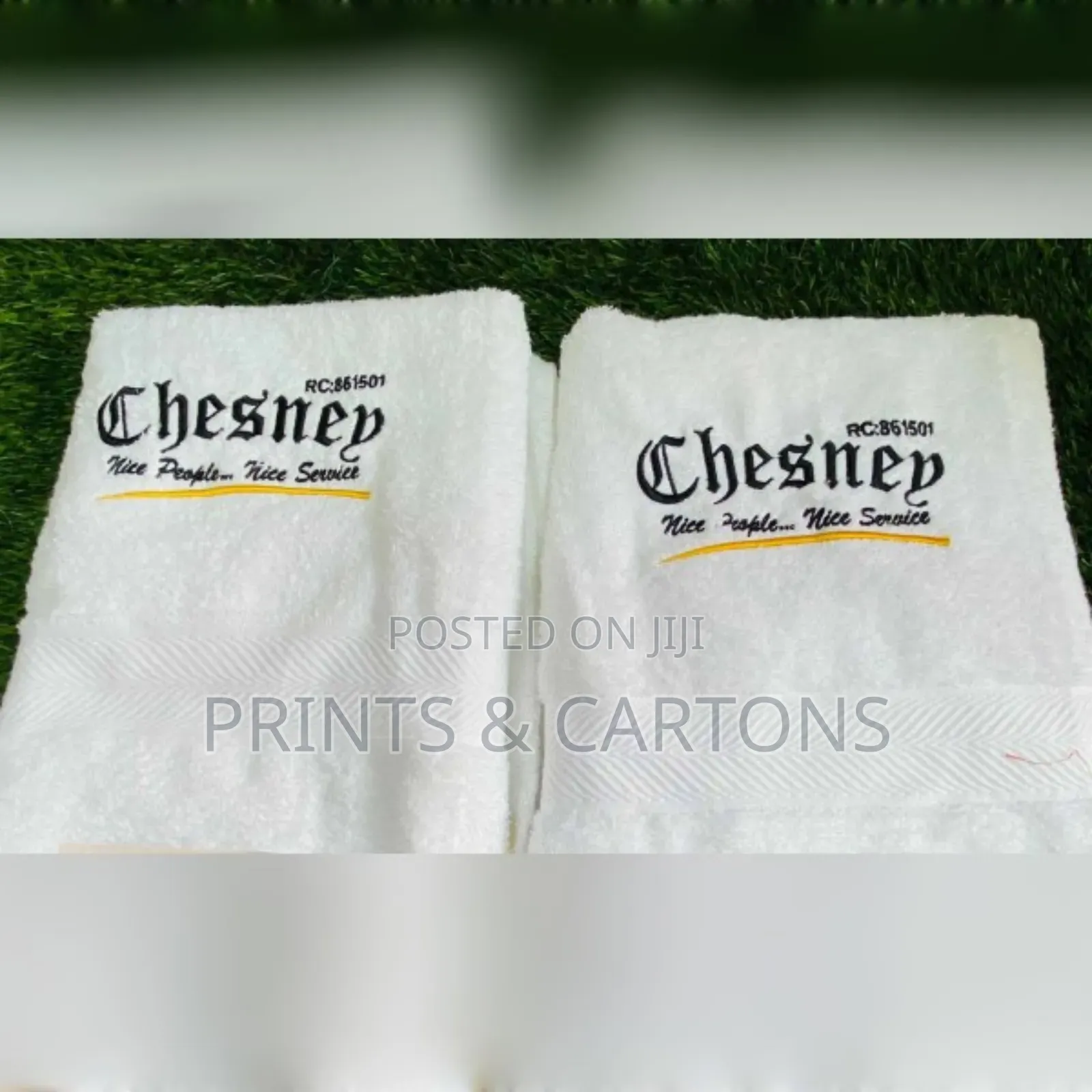 Embroidered Towel Branding for Events. #