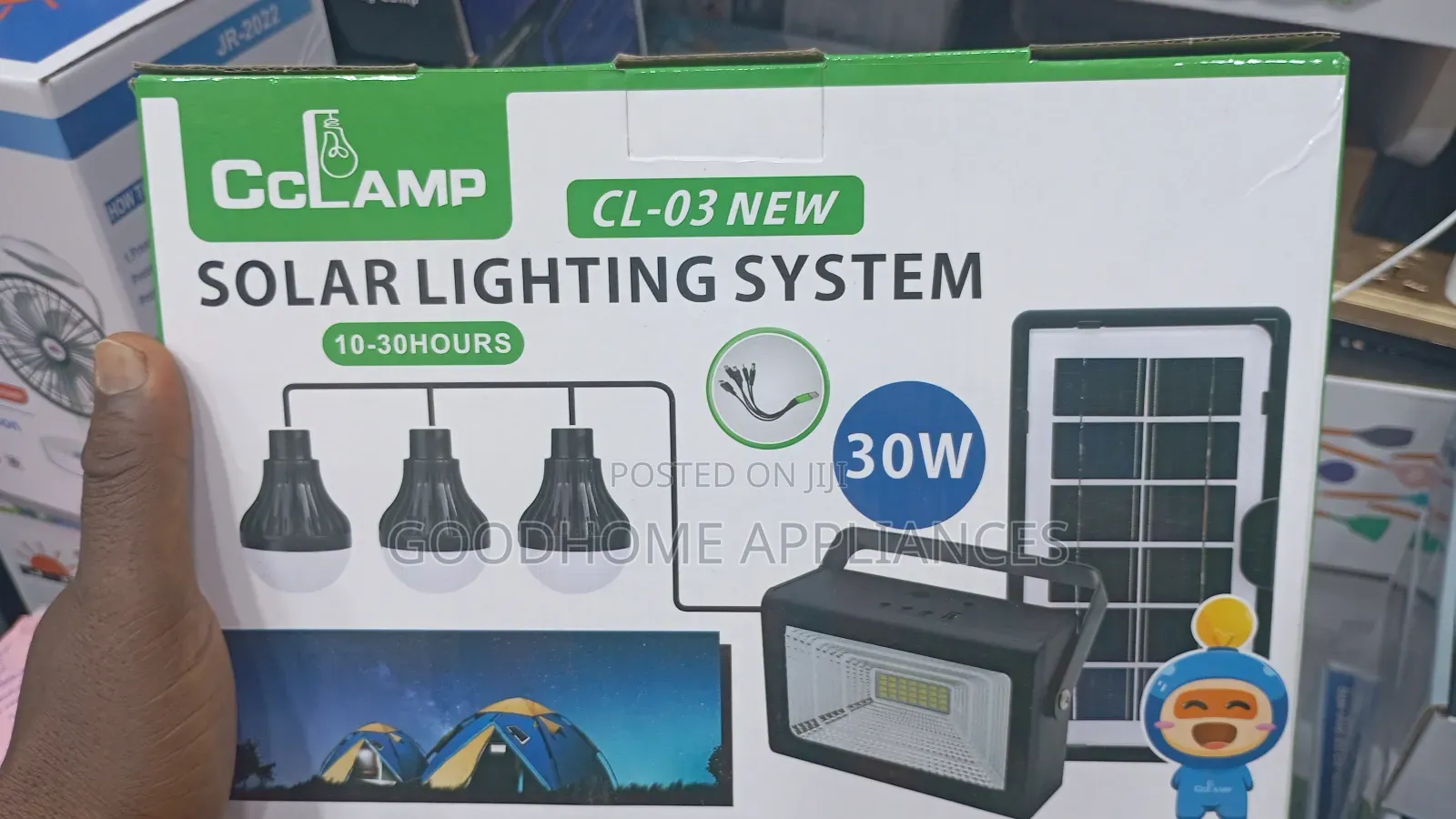 Solar Light With Bulbs 30w