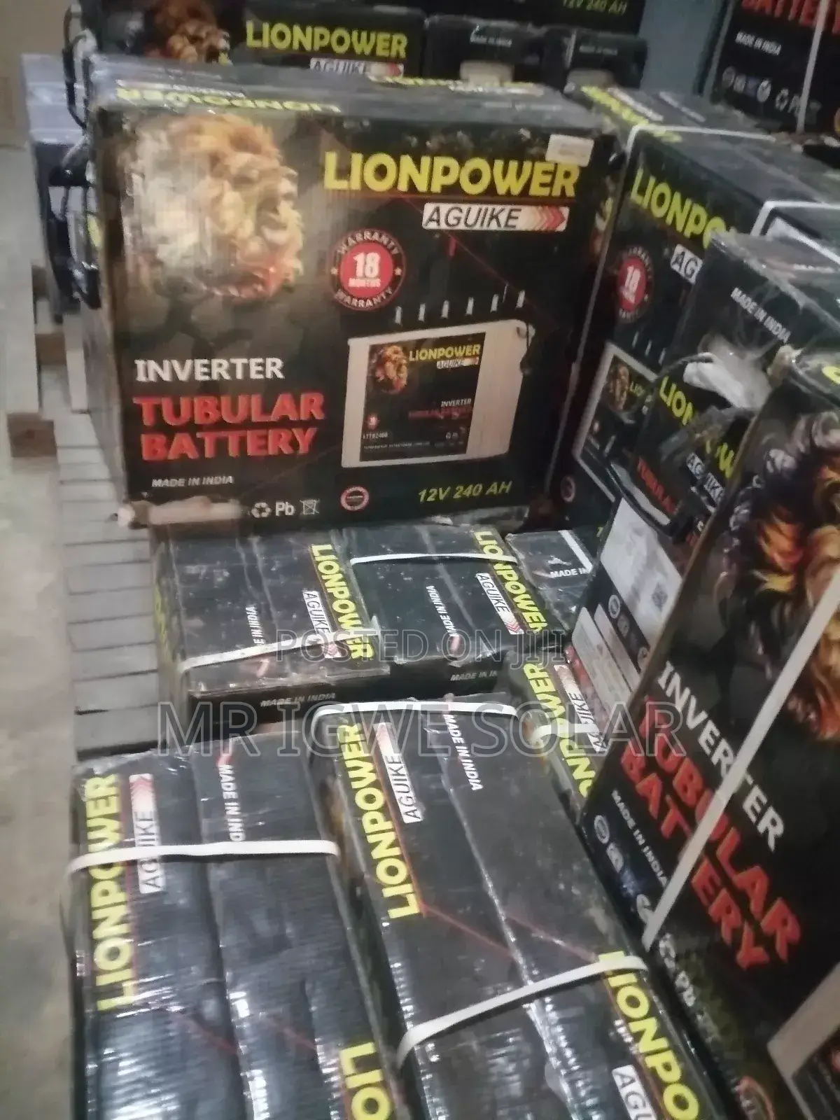 Lion Power Tubular Battery 240ah
