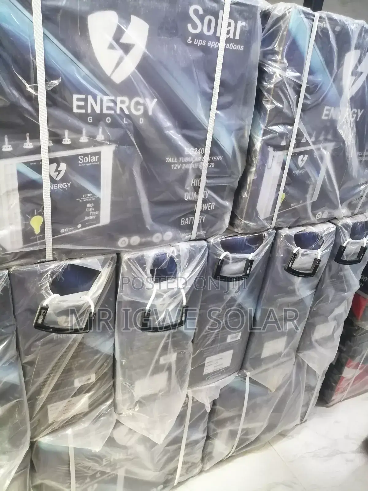 Energy Gold Tall Tubular Battery 240ah