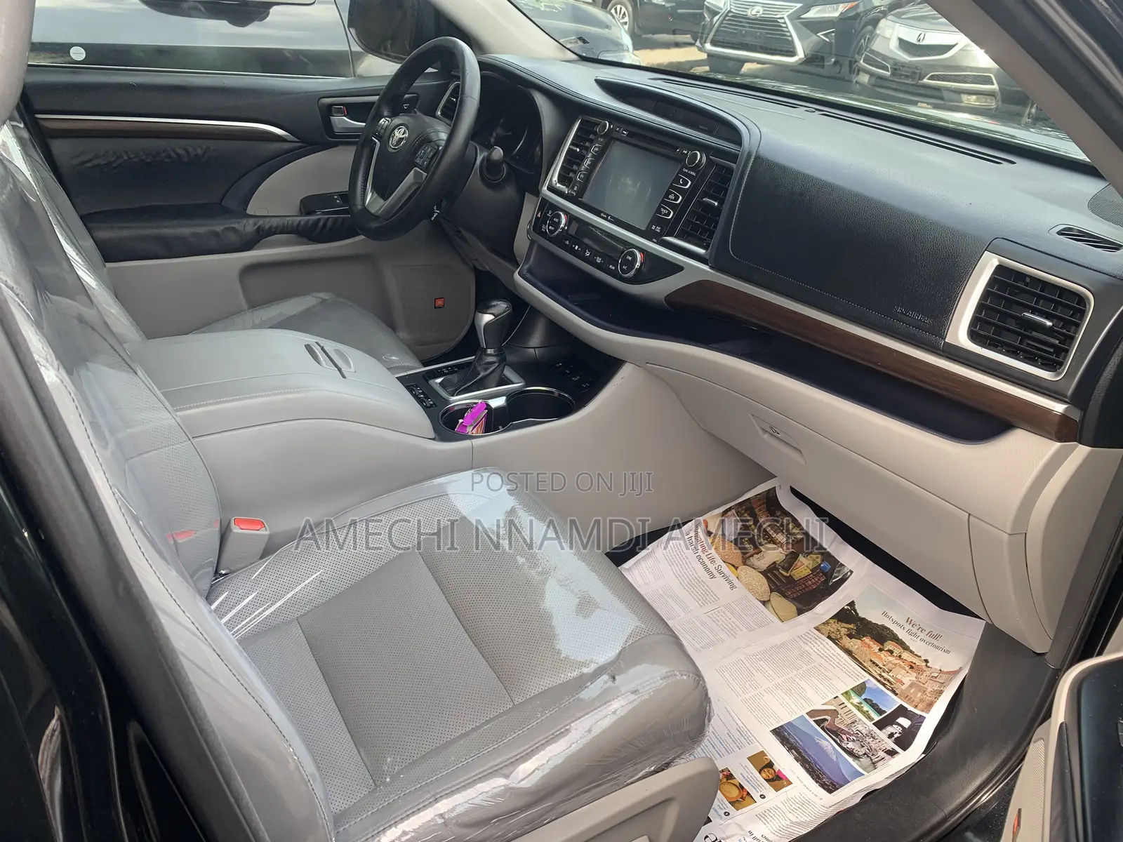 Toyota Highlander Limited Platinum 4dr SUV (3.5L 6cyl 6A) 2015 Black