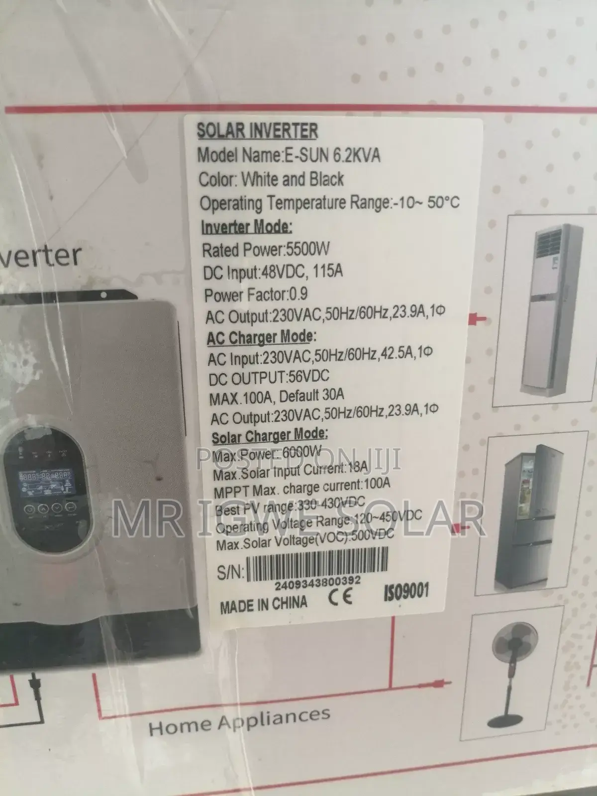 Sako 6kva Hybrid Inverter 48v